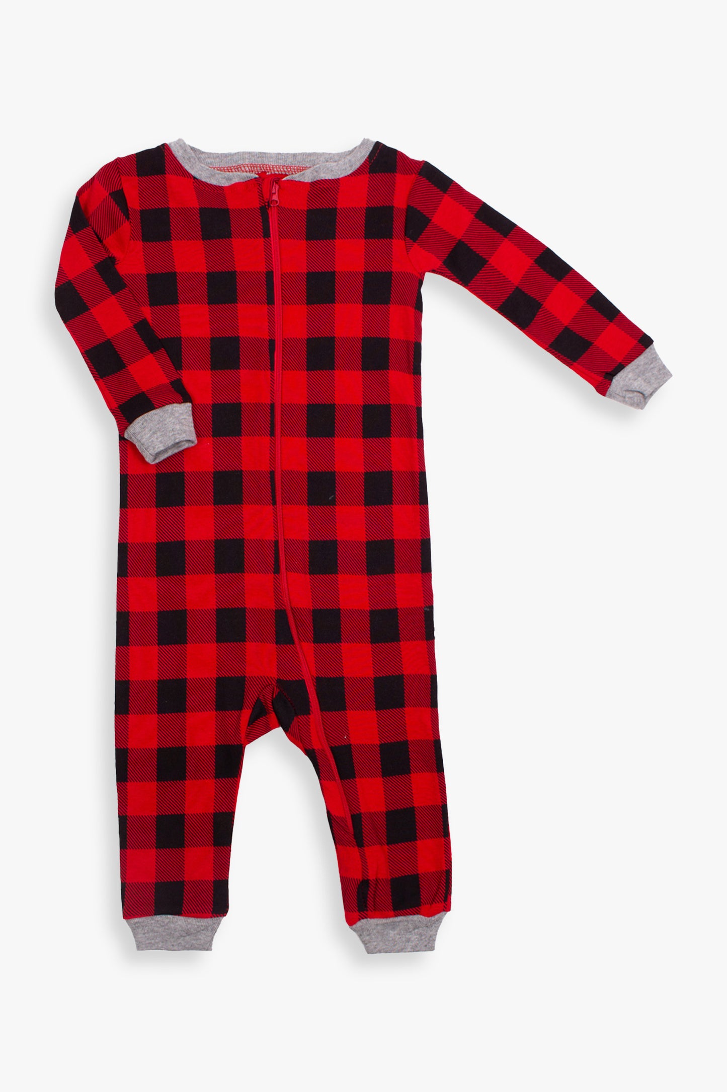 Snugabye Buffalo Plaid Footless Sleepers