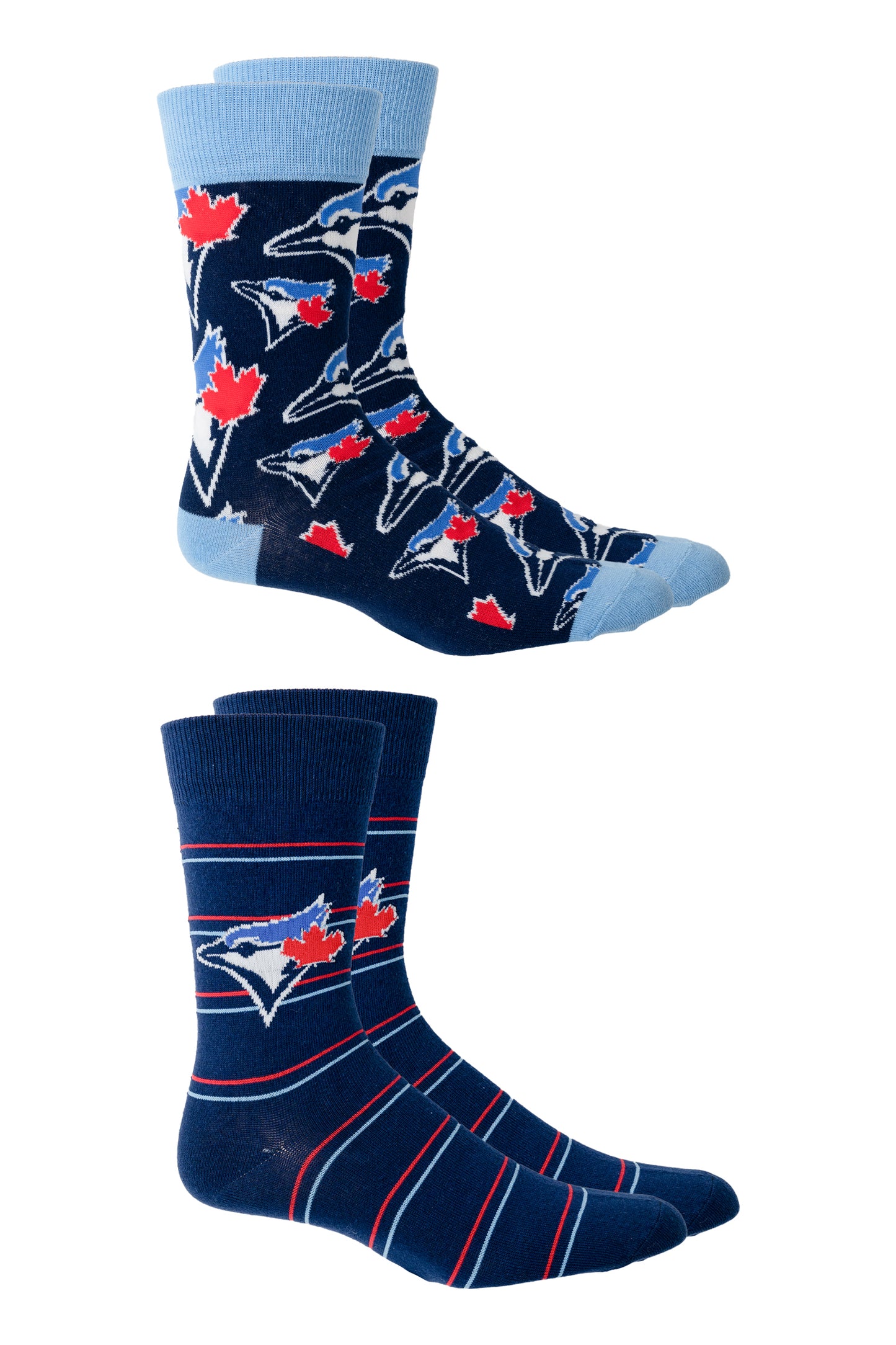 Men's MLB Toronto Blue Jays 2-Pack Dress Socks