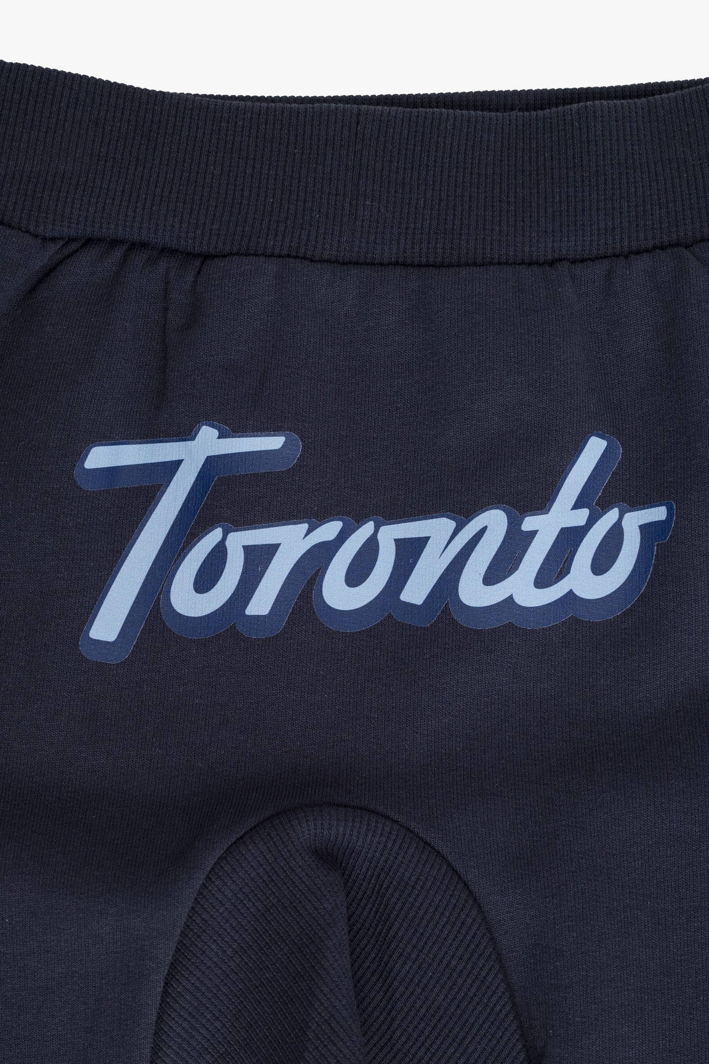 Toronto Blue Jays Baby Outfit 2-Piece Set, White T-Shirt & Navy French Terry Pants for Boys & Girls, Sizes 6M-4T