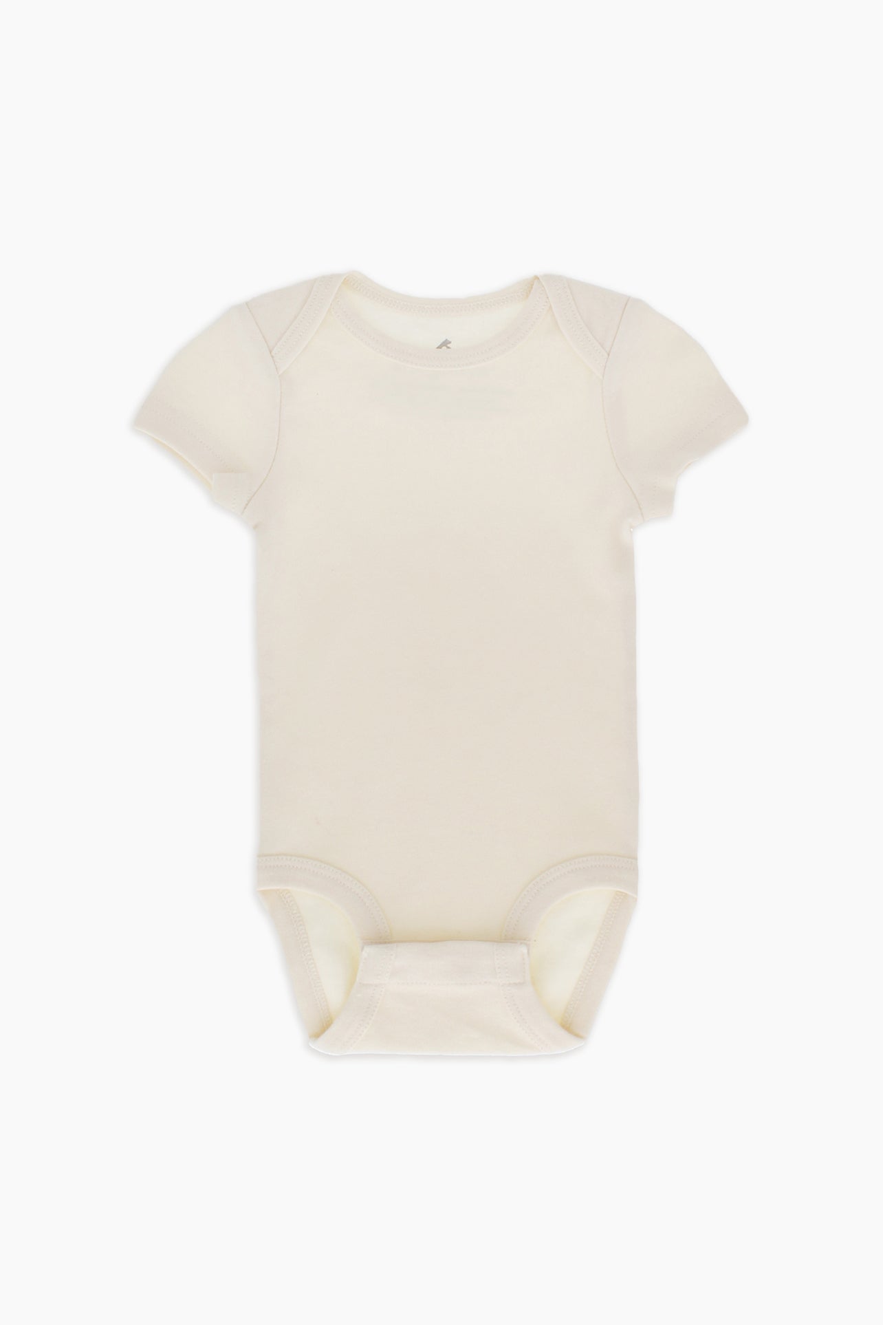 Snugabye Organic Cotton Baby Bodysuit - Eggnog