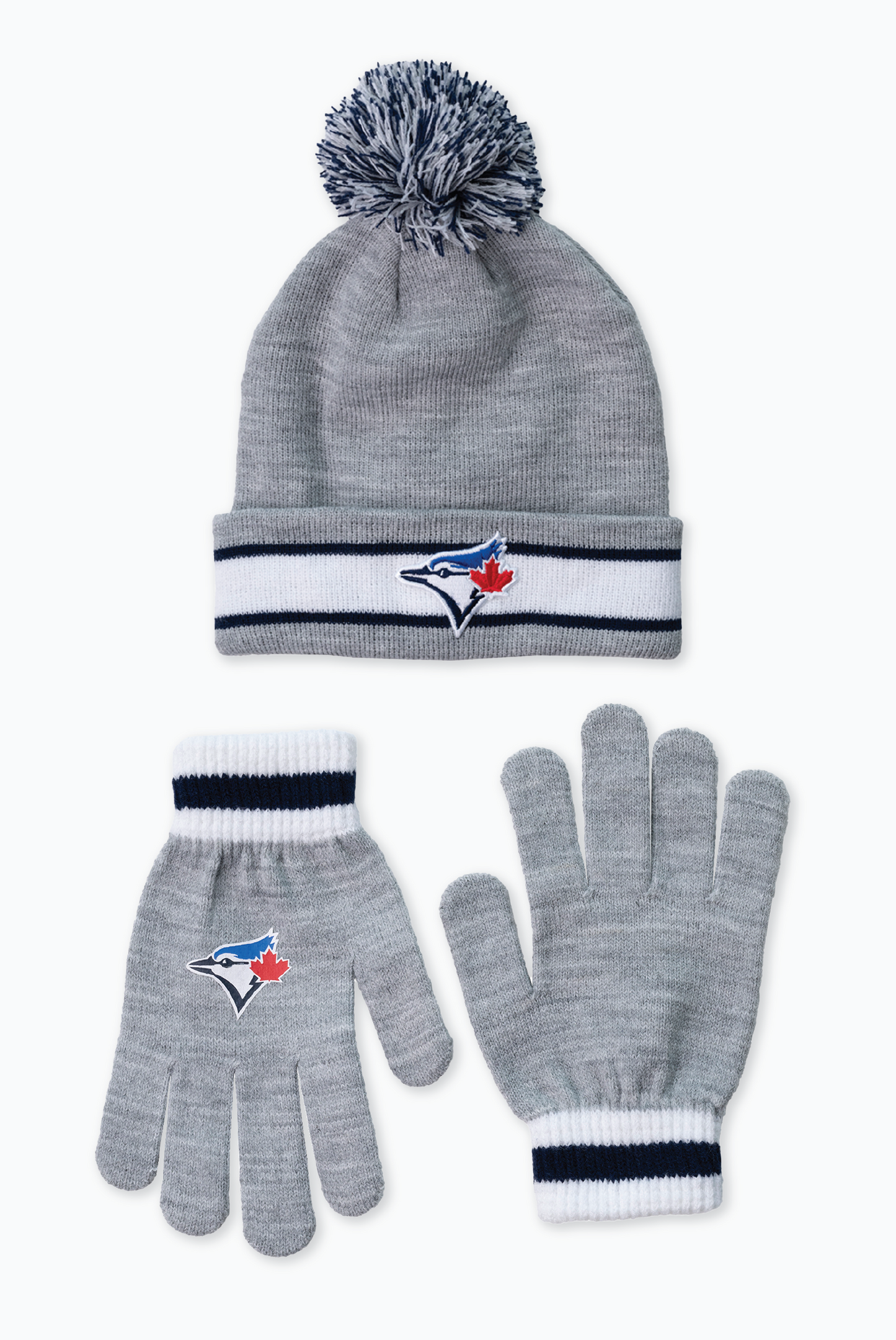 MLB Toronto Blue Jays Kids & Youth Knit Pom Toque and Glove Set