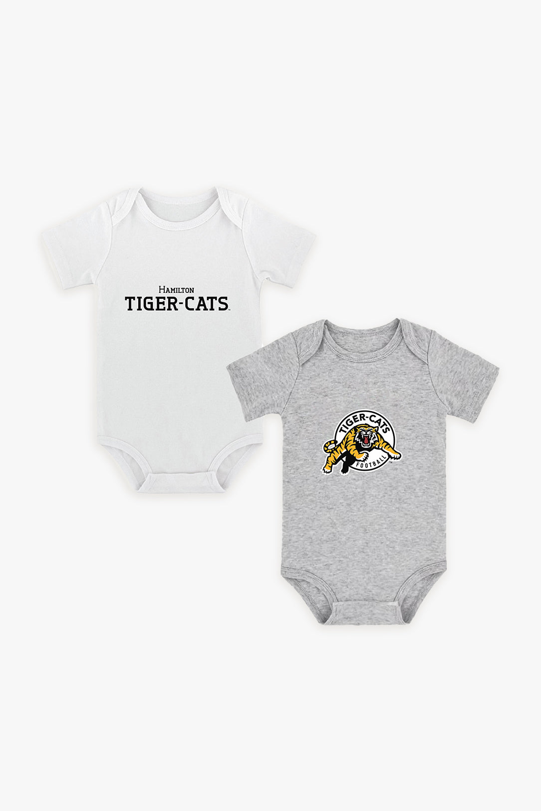 Gertex CFL 2-Pack Baby Bodysuits in White and Grey