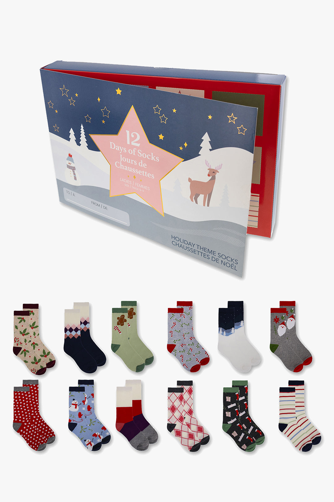 Gertex Ladies Premium Christmas Sock Advent Calendar