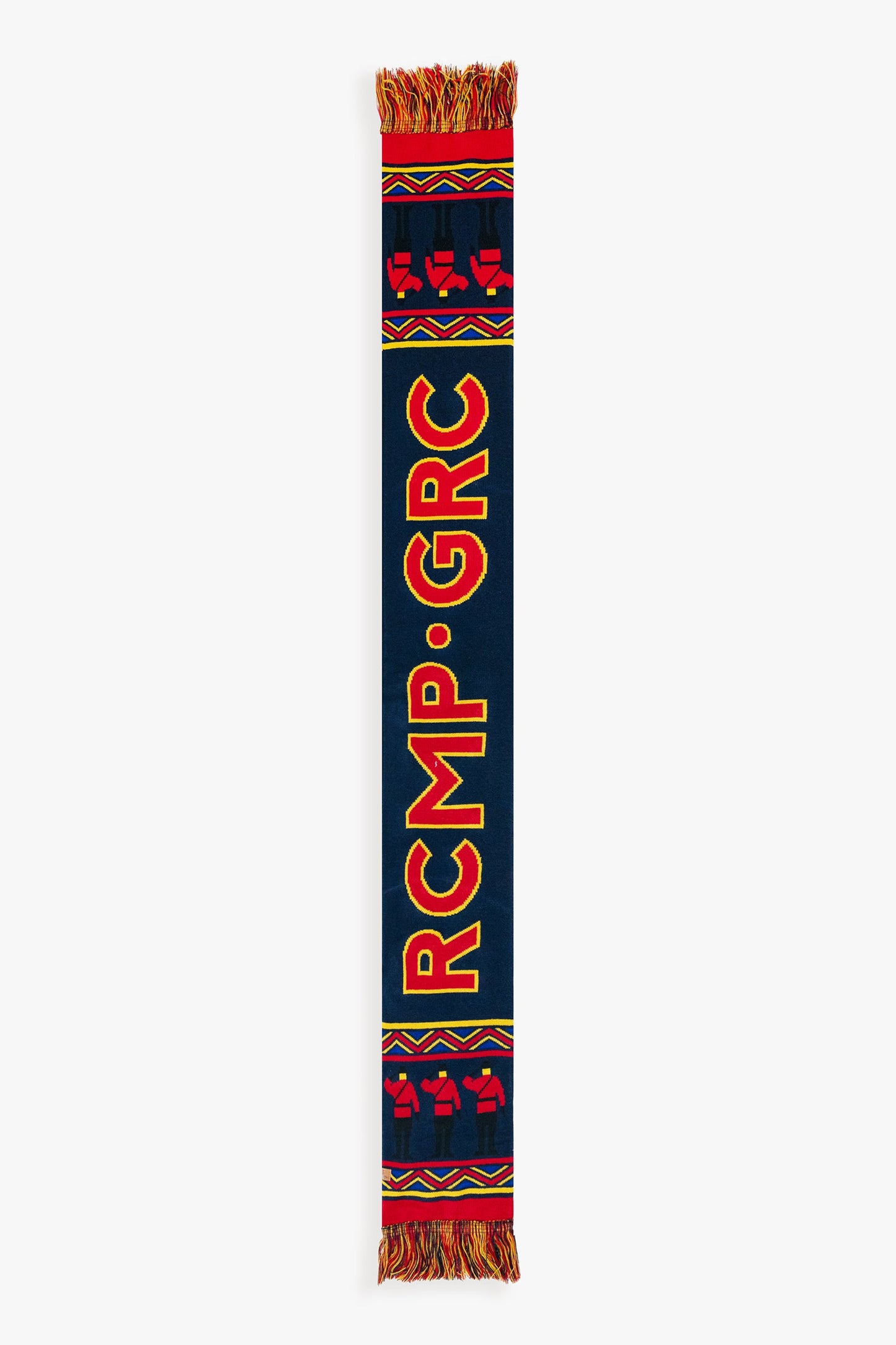 Gertex Licensed RCMP Adult Winter Scarf With Fringe