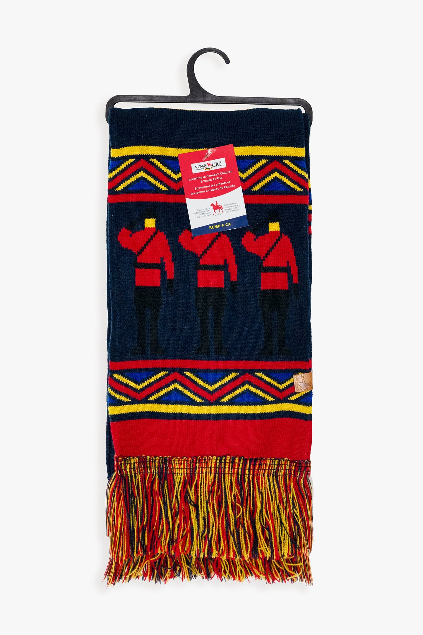 Gertex Licensed RCMP Adult Winter Scarf With Fringe