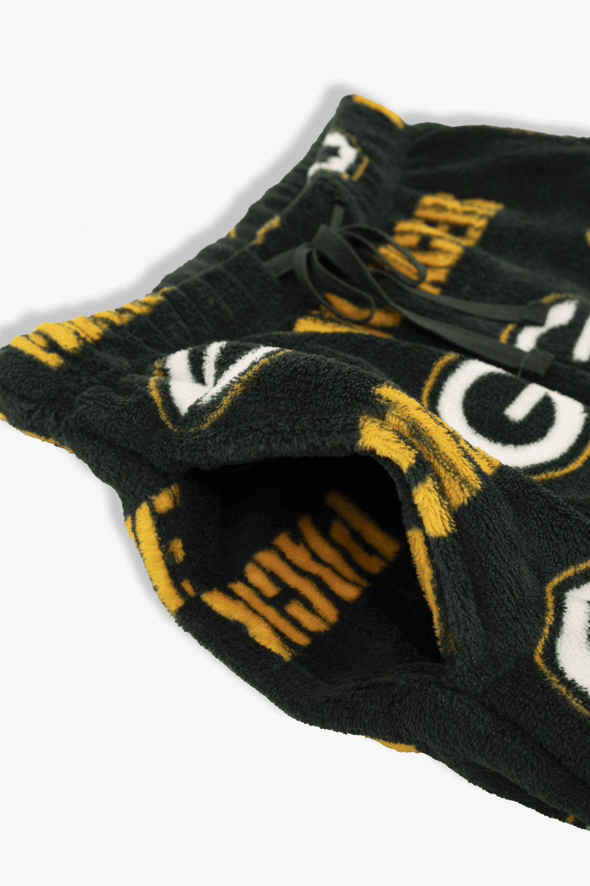 Green Bay Packers Youth Fleece Pajama Pants, NFL Kids Lounge Pants with Pockets, Children's S-XL
