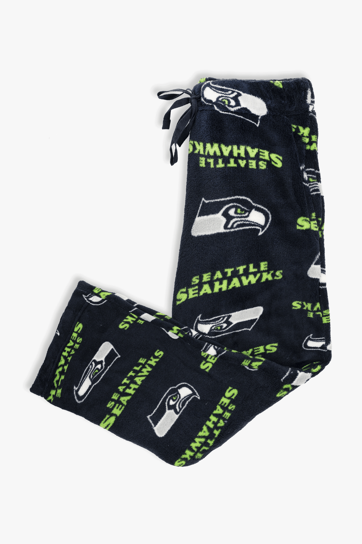 Seattle Seahawks Youth Fleece Pajama Pants, NFL Kids Lounge Pants with Pockets, Children's S-XL