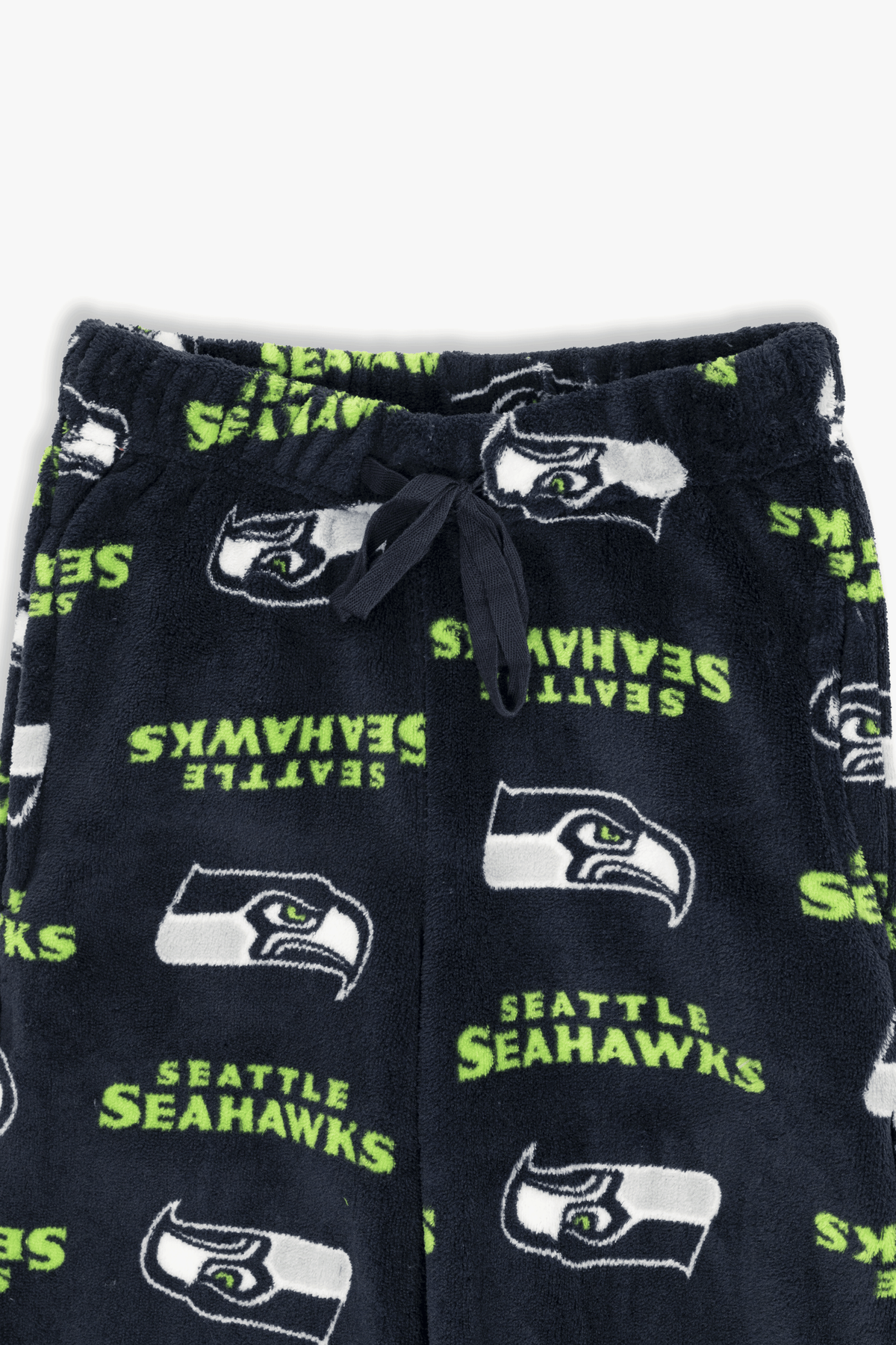 Seattle Seahawks Youth Fleece Pajama Pants, NFL Kids Lounge Pants with Pockets, Children's S-XL
