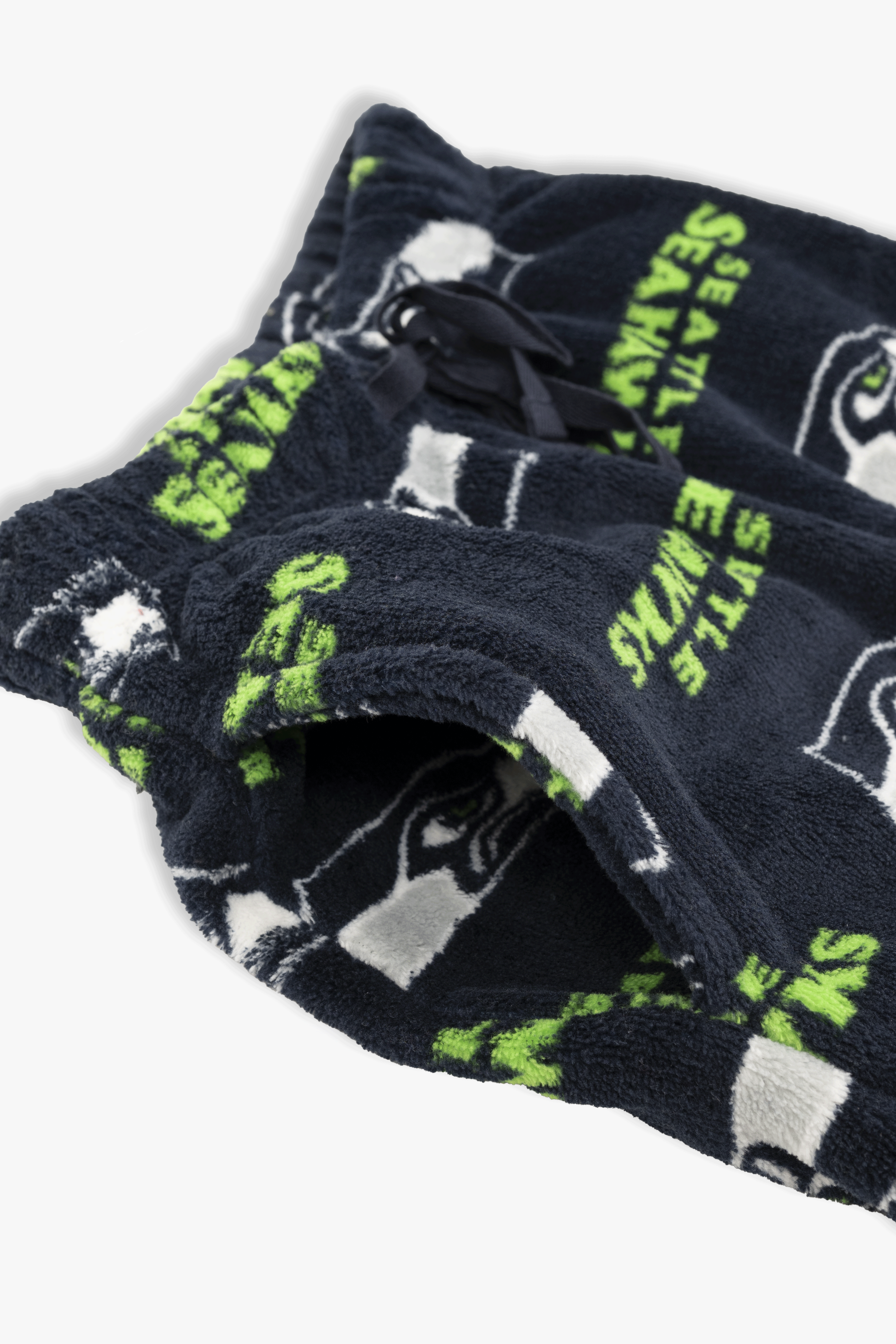 Seattle Seahawks Youth Fleece Pajama Pants, NFL Kids Lounge Pants with Pockets, Children's S-XL