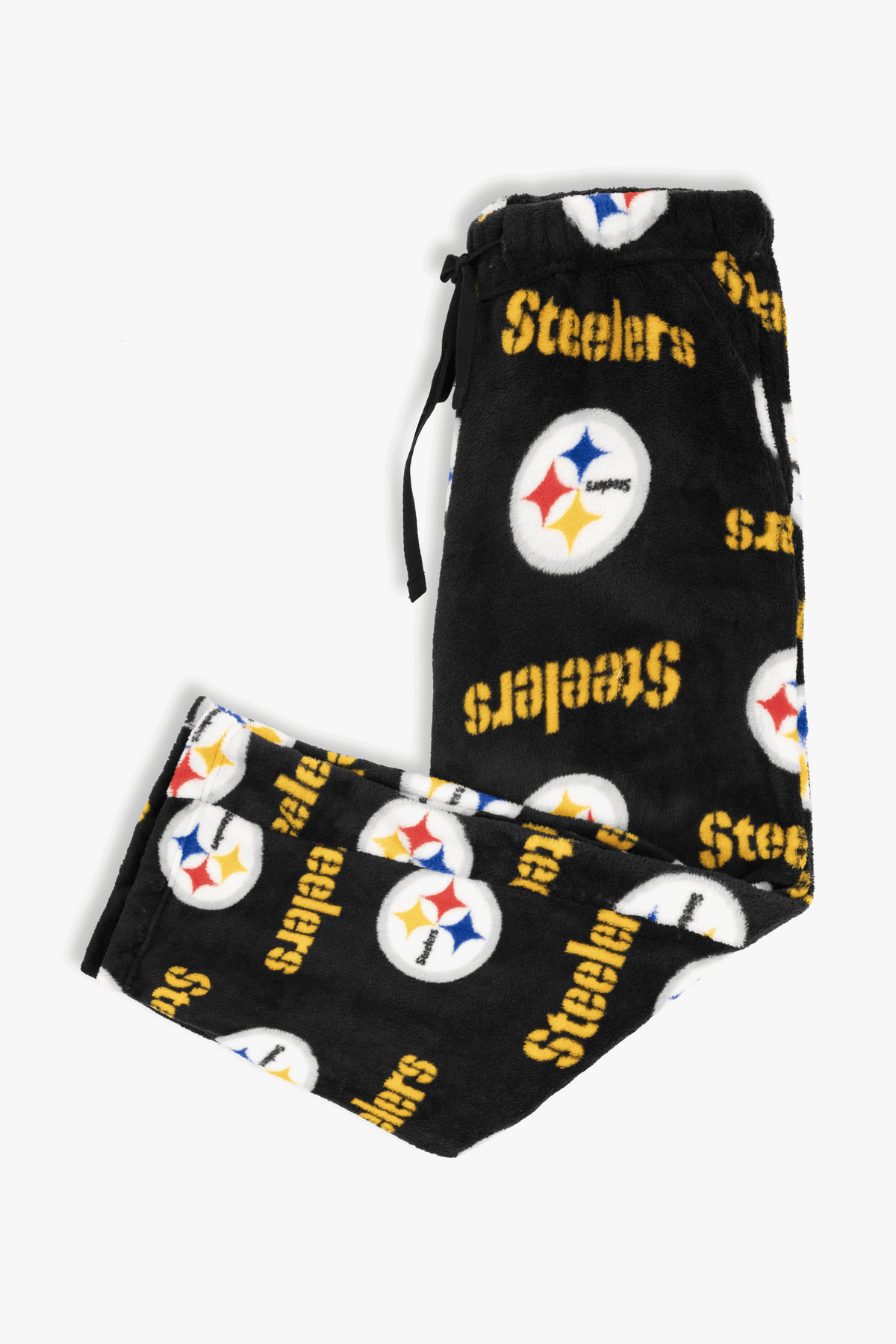Pittsburgh Steelers Youth Fleece Pajama Pants, NFL Kids Lounge Pants with Pockets, Children's S-XL