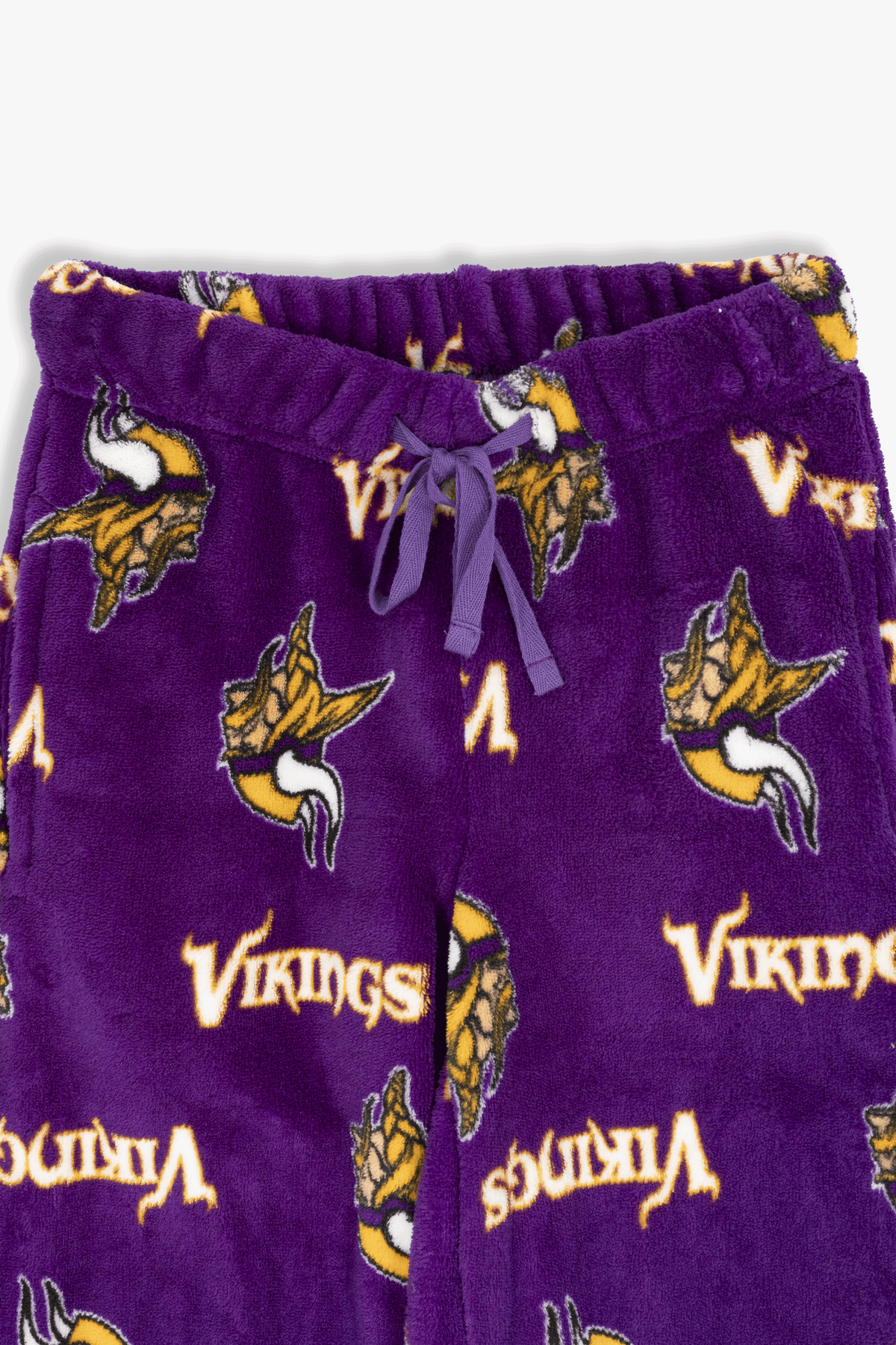 Minnesota Vikings Youth Fleece Pajama Pants, NFL Kids Lounge Pants with Pockets, Children's S-XL
