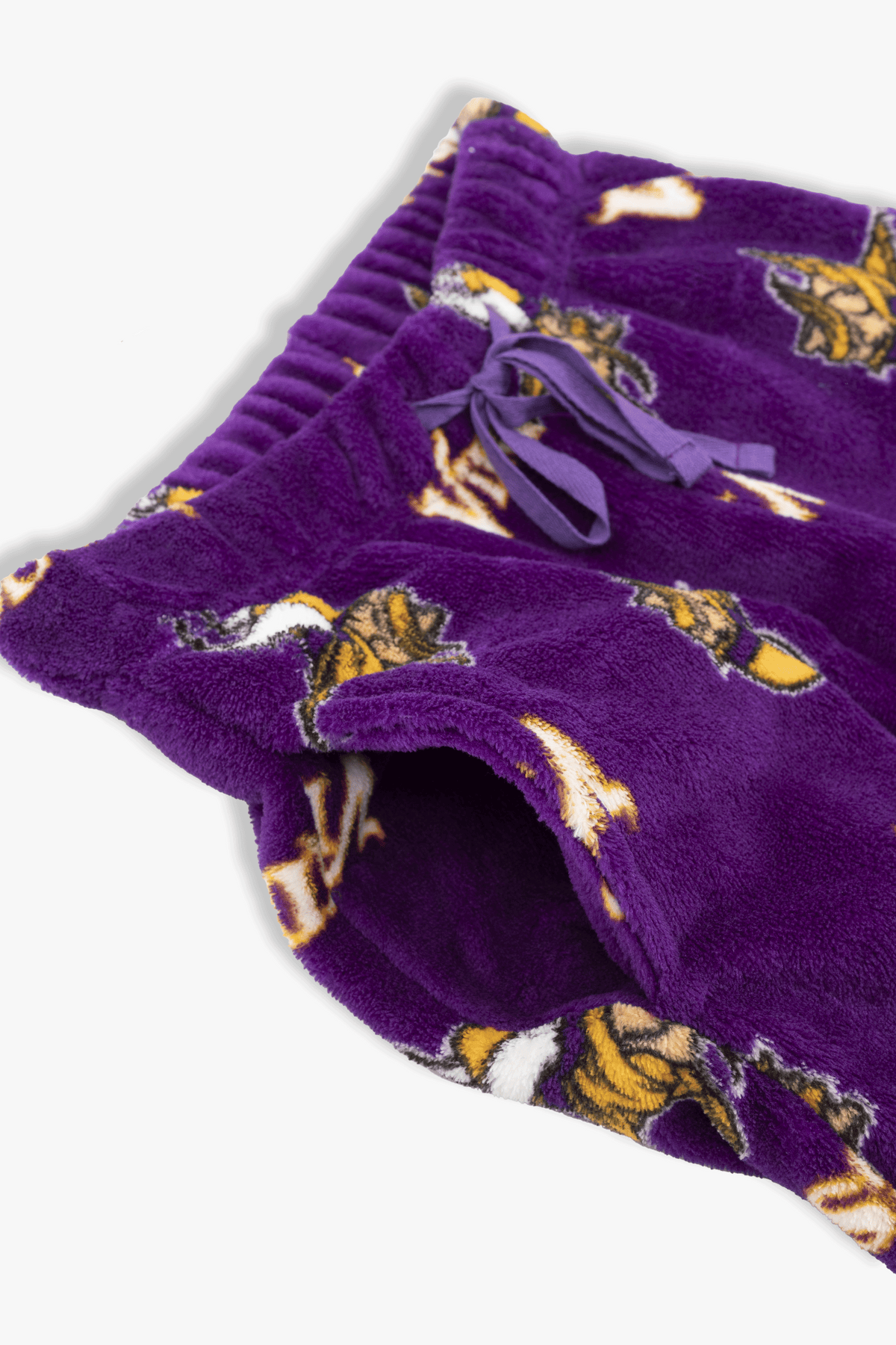 Minnesota Vikings Youth Fleece Pajama Pants, NFL Kids Lounge Pants with Pockets, Children's S-XL