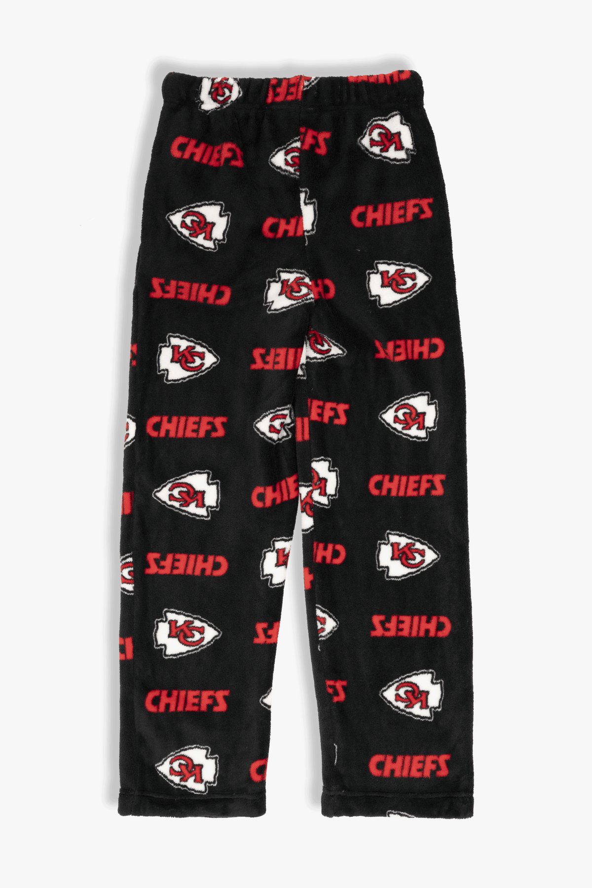 Kansas City Chiefs Youth Fleece Pajama Pants, NFL Kids Lounge Pants with Pockets, Children's S-XL