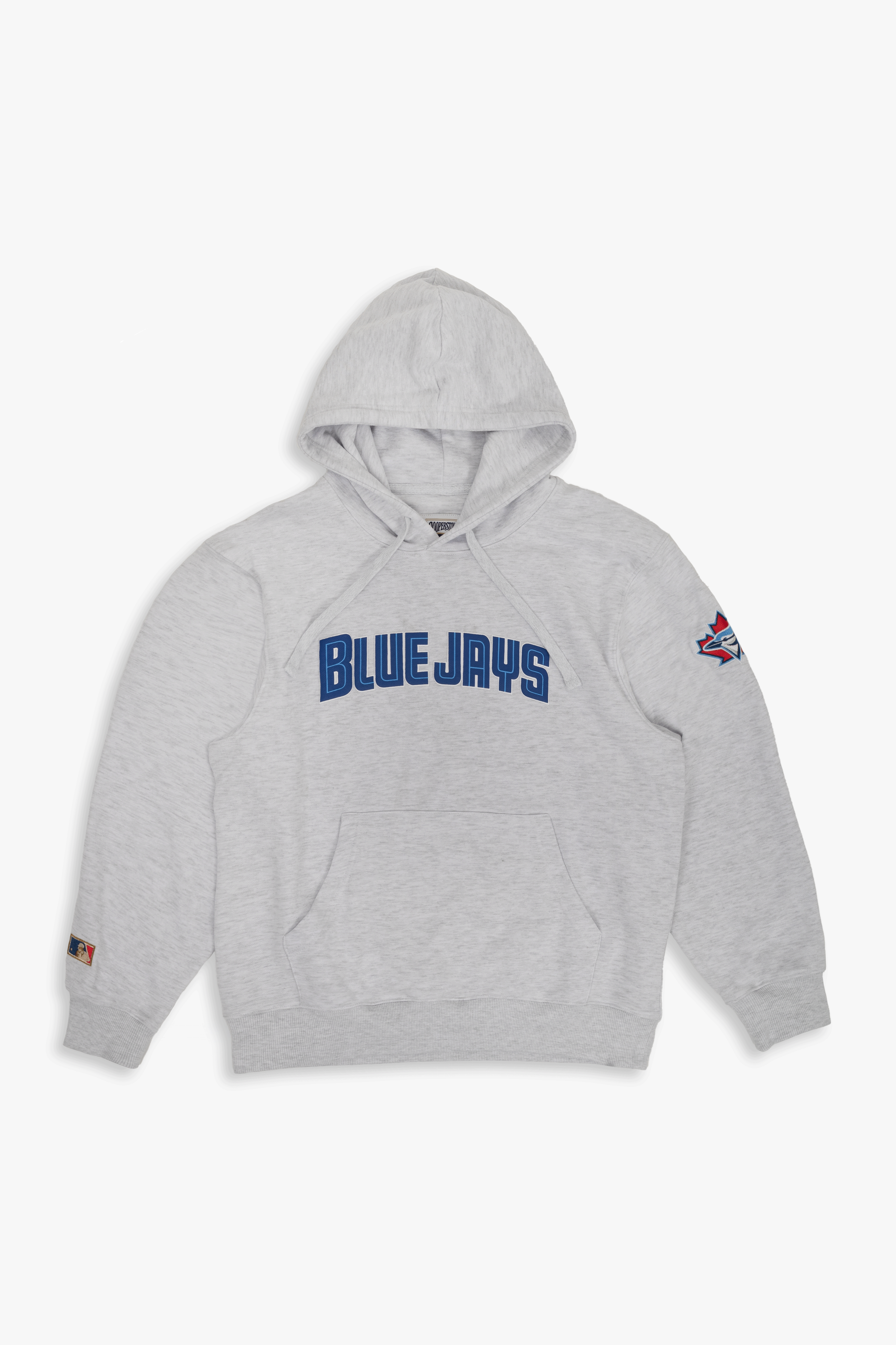 Toronto Blue Jays Cooperstown Collection Hoodie with Puff Print, Retro MLB Sweatshirt, S-XXL