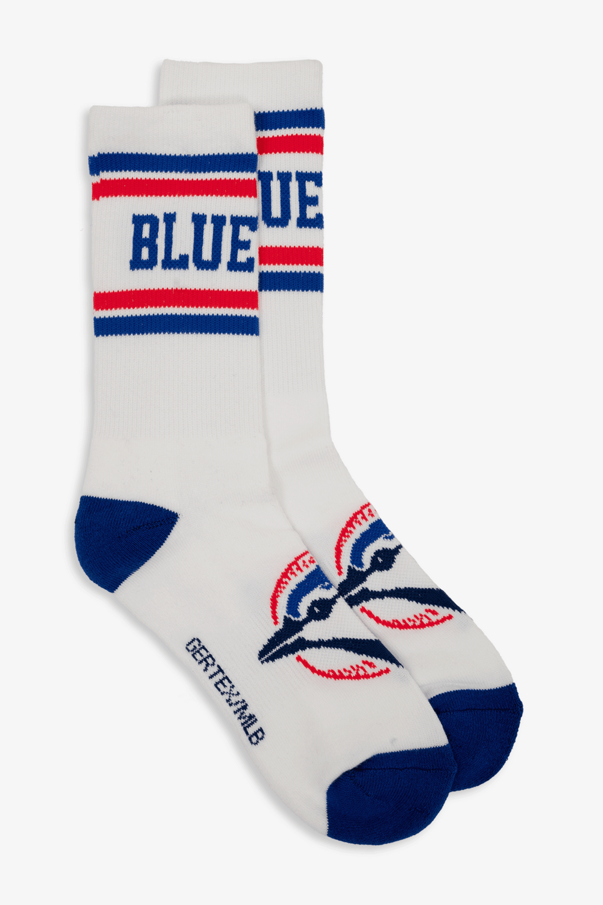 Toronto Blue Jays Women's Athletic Crew Socks, 3-Pack Ladies Cushioned MLB Sport Socks, 9-11