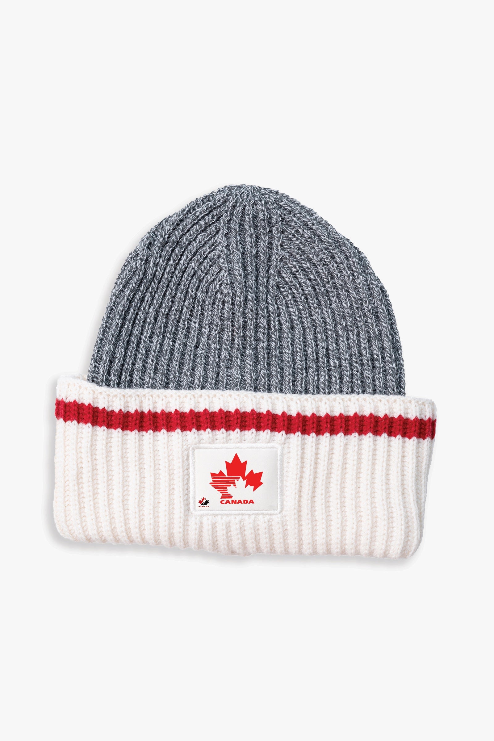 Hockey Canada Adult Oversized Triple Cuff Patch Beanie Toque with Printed 1994 Logo