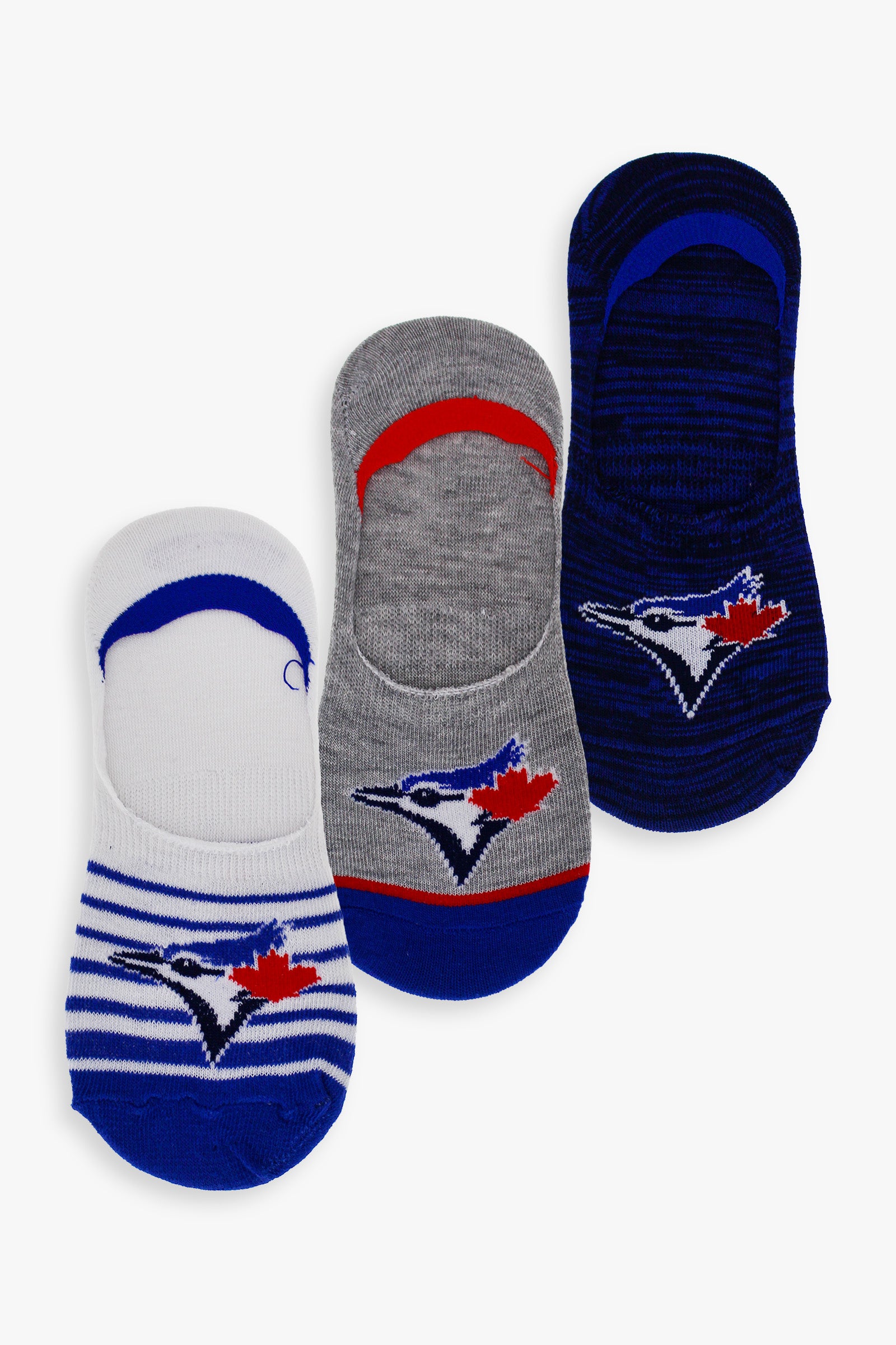 Gertex MLB Toronto Blue Jays Ladies 3-Pack Ankle Liners