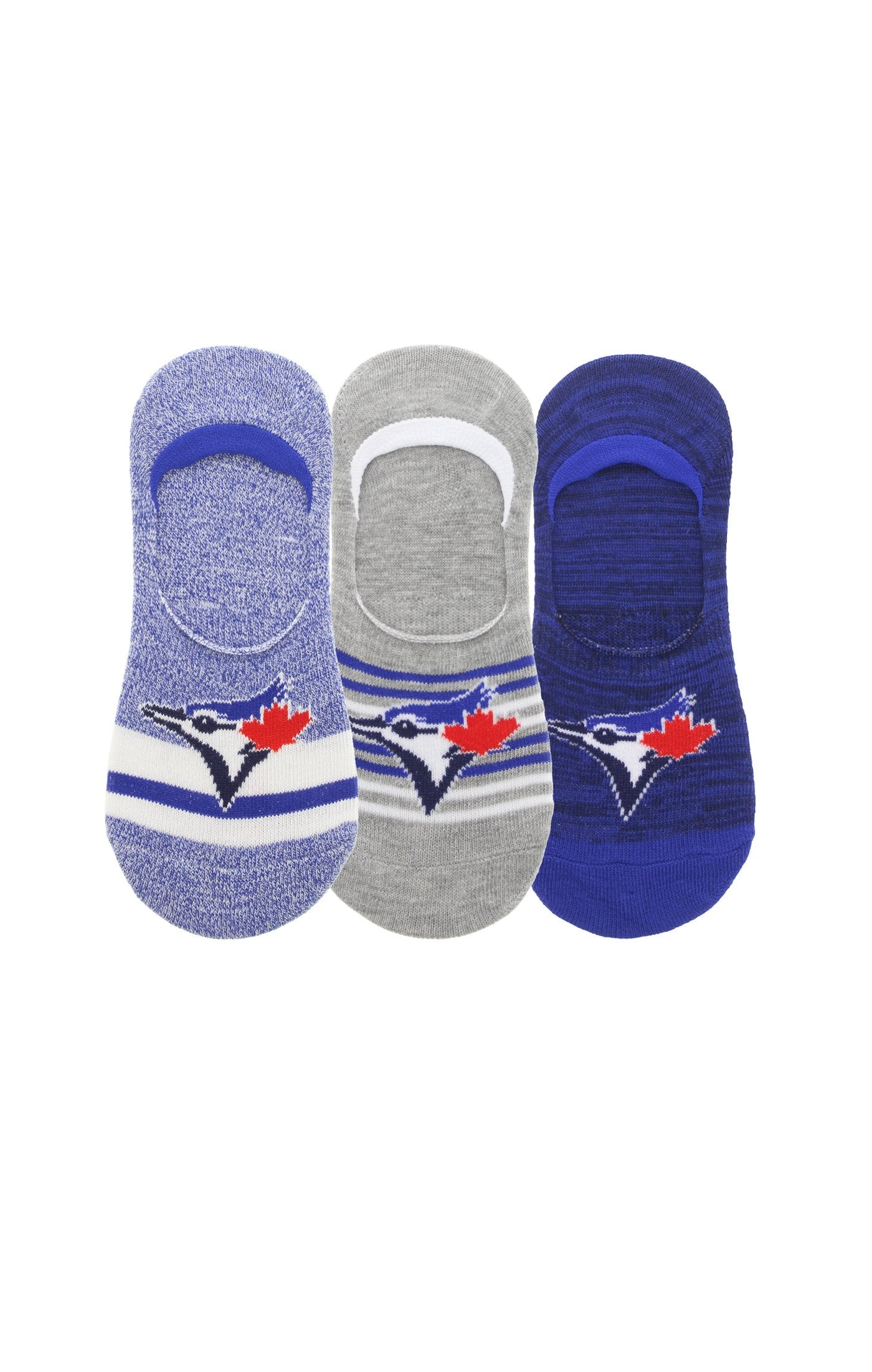 Gertex MLB Toronto Blue Jays Ladies 3-Pack Ankle Liners