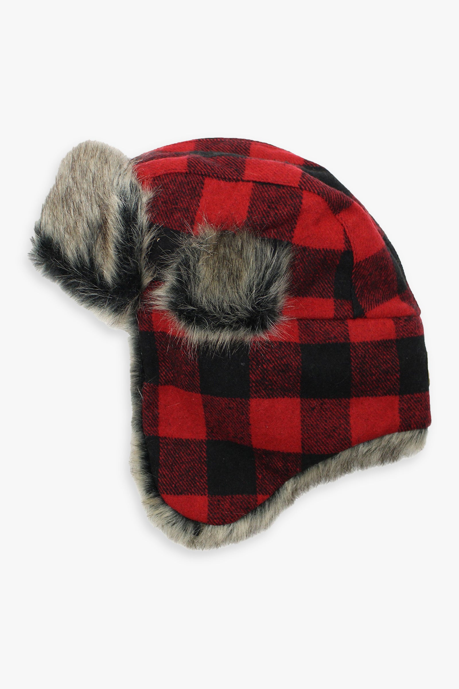Great Northern Men's Classic Winter Trapper Hat Red