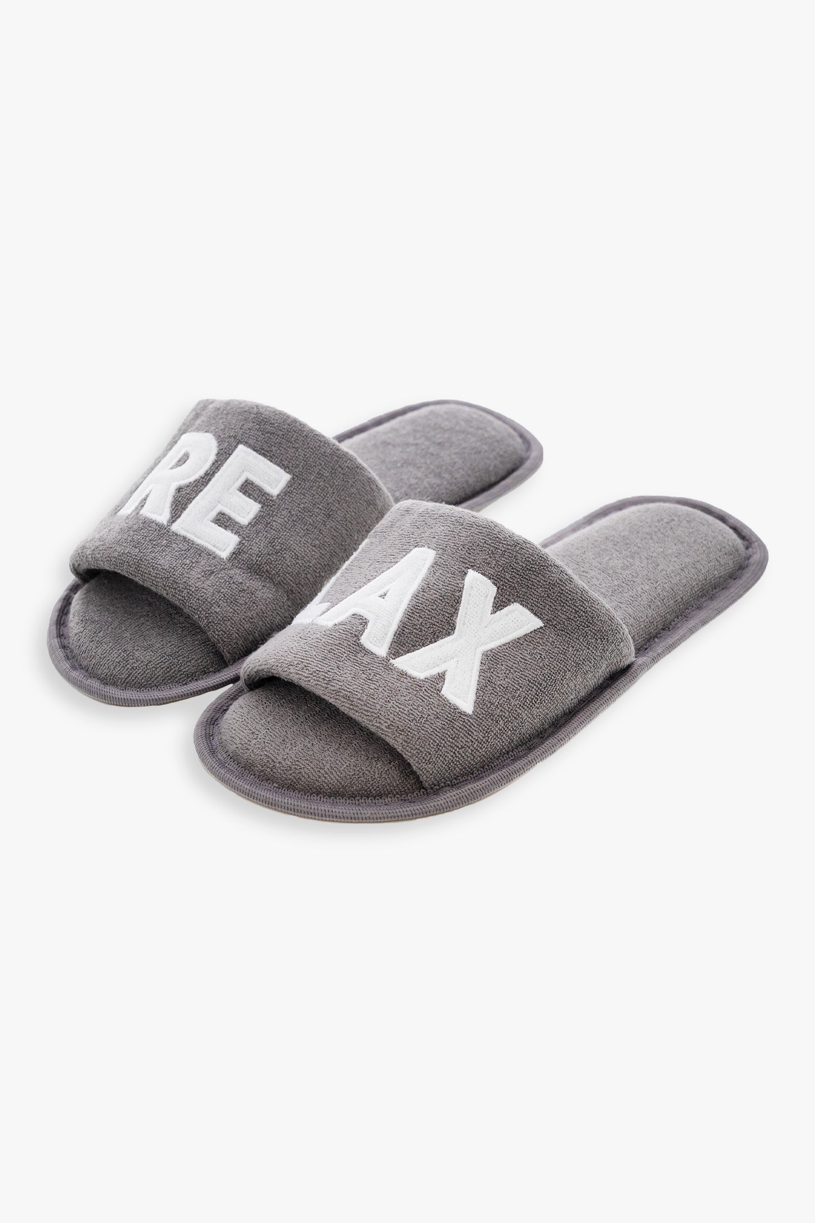 Ladies Terry Calm Relaxing Slipper Slides