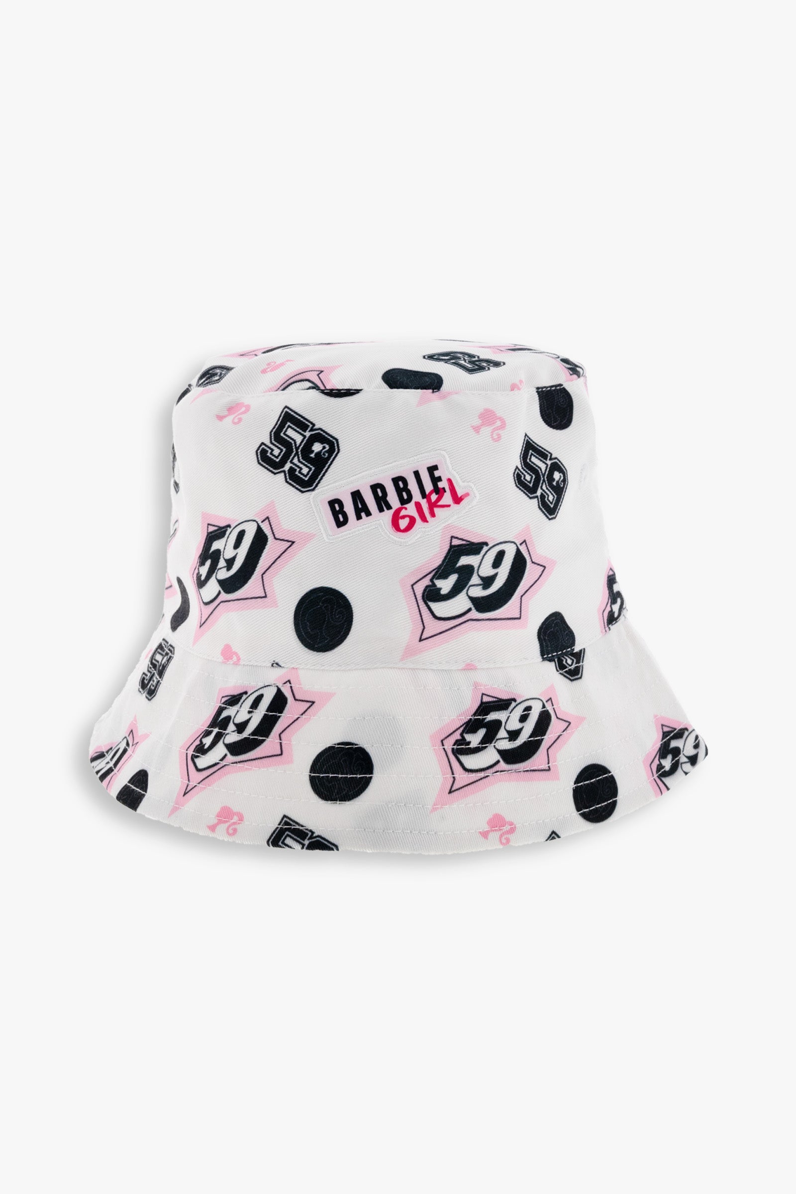 Gertex Barbie Youth Girls Bucket Hat With Embroidered Edge