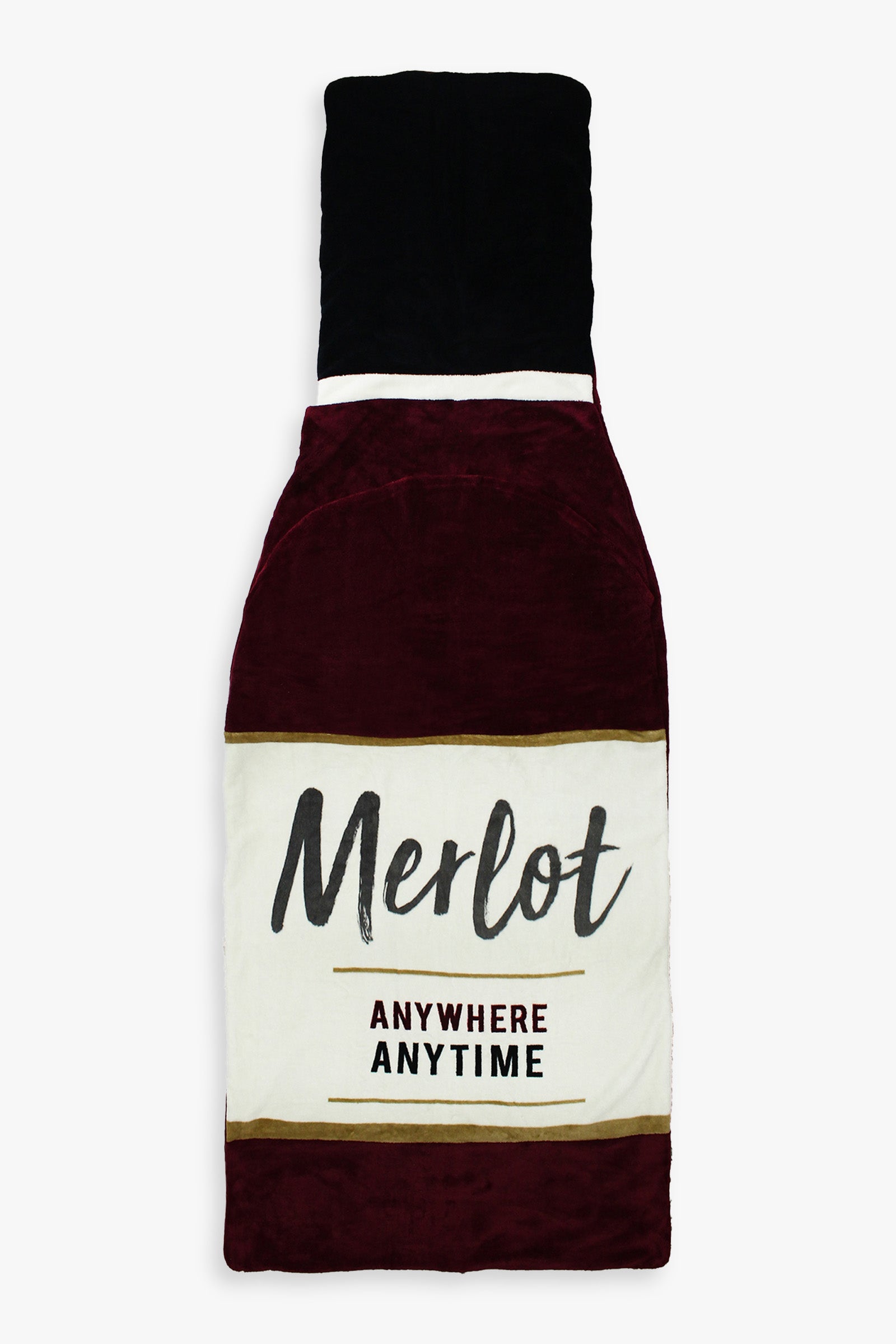Cozy Novelty Step-in Wine Lover Lounger Blanket