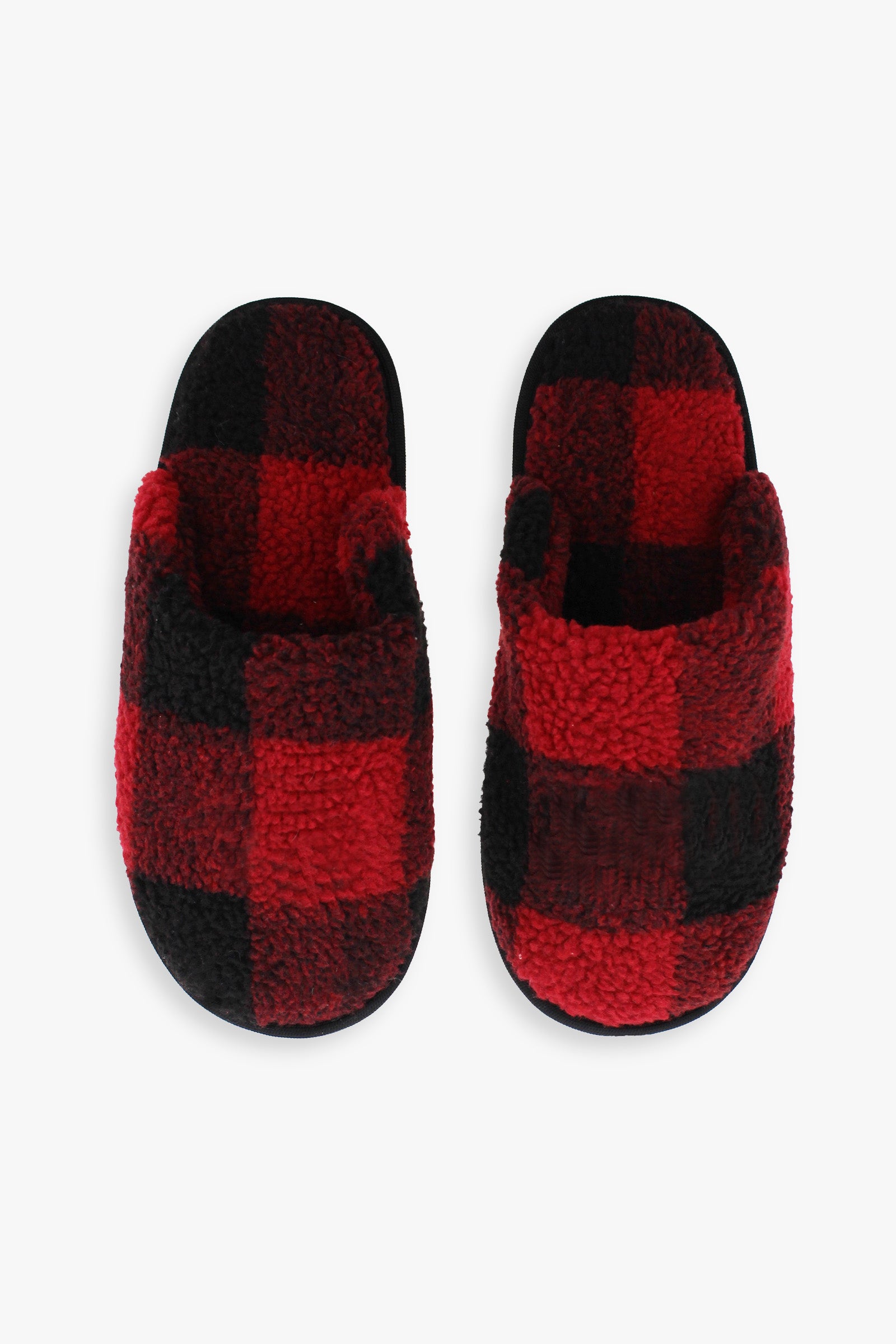 Great Northern Buffalo Plaid Ladies Cabin Slippers