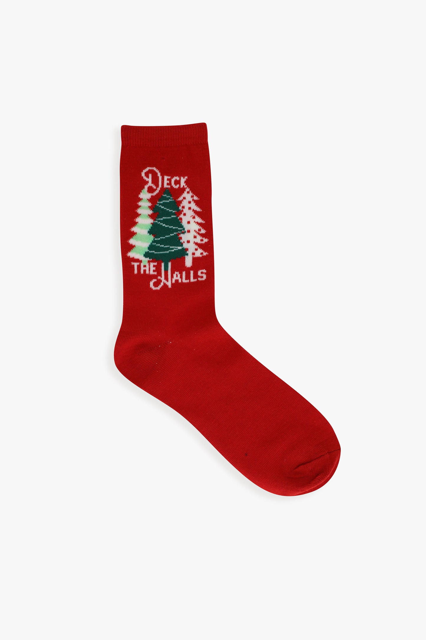 Holiday Graphic Ladies Crew Socks
