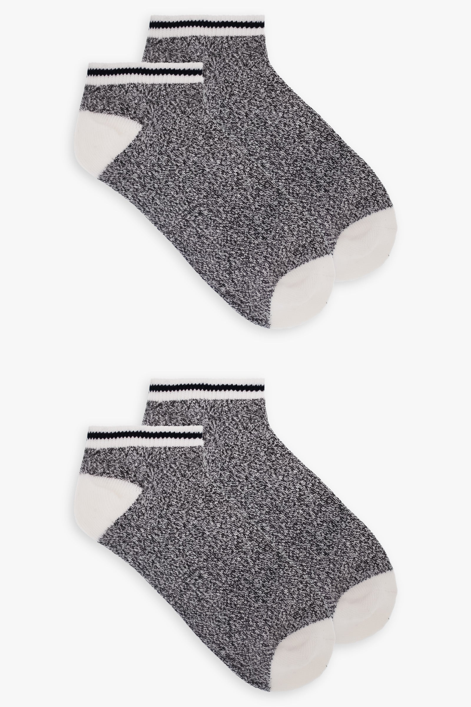 Great Northern Men's 2-Pack Half Terry No Show Socks