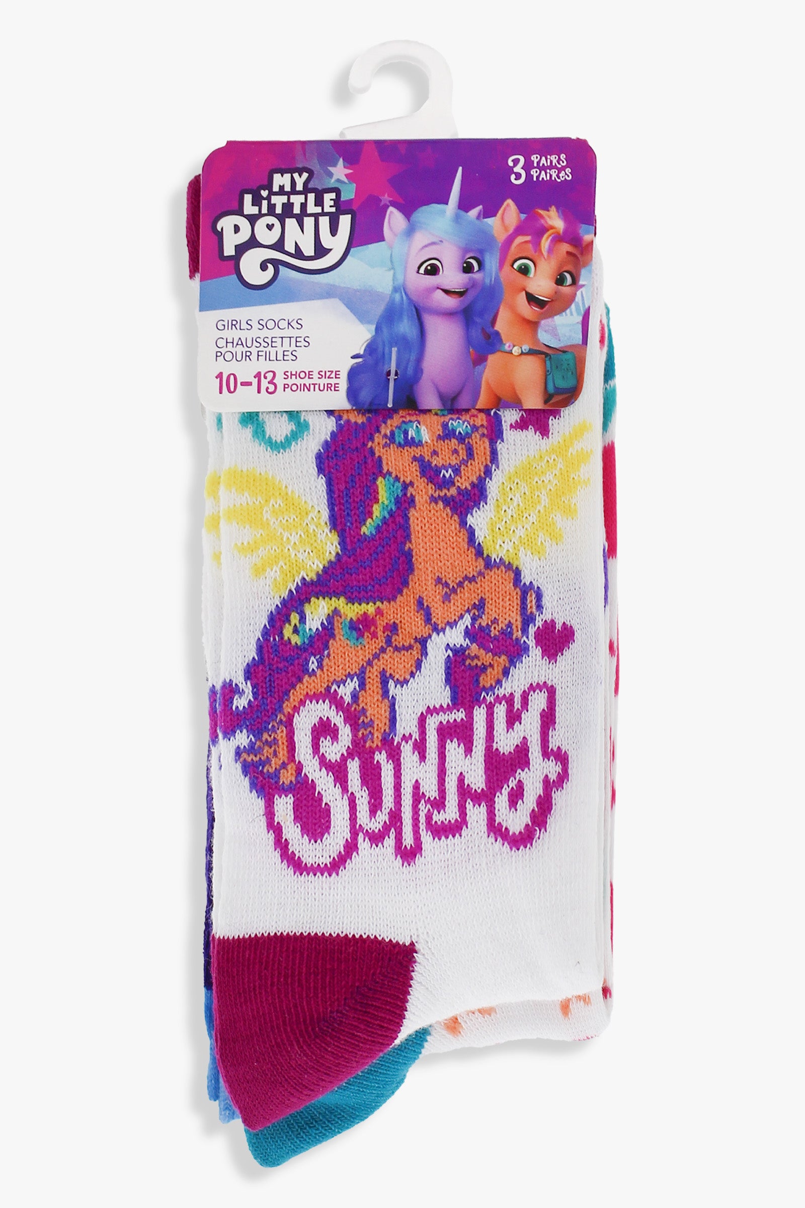 Gertex My Little Pony Youth Girls 3-Pack Crew Socks