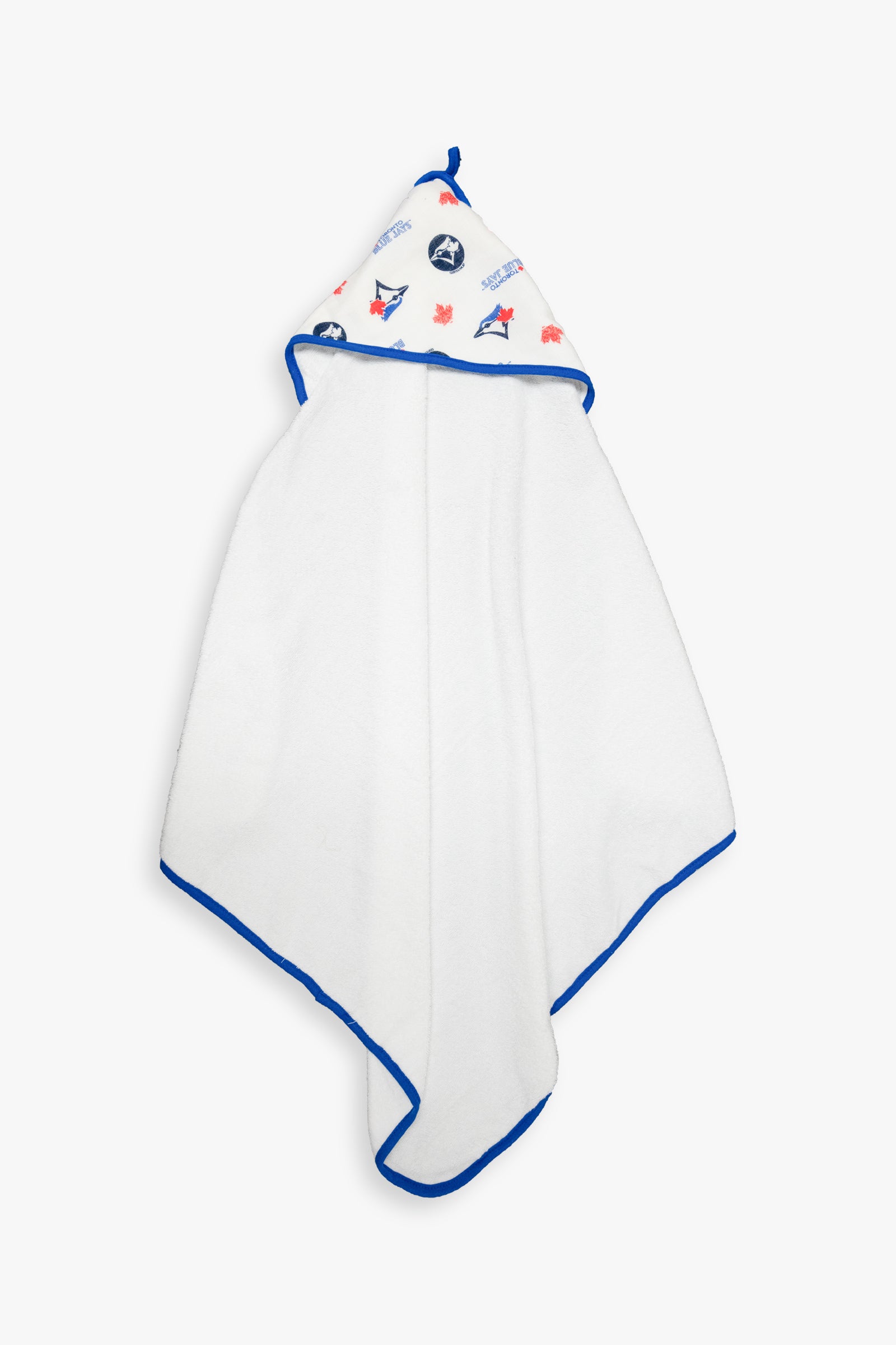 MLB Toronto Blue Jays 4 Piece Bath Time Gift Bundle (3 Wash Cloths & 1 Hooded Towel)