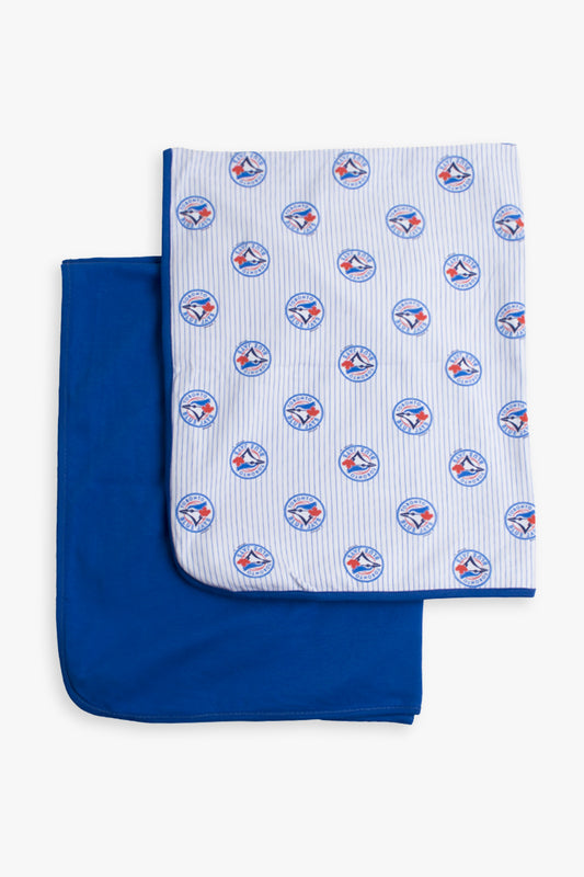Gertex MLB Toronto Blue Jays 2-Pack Baby Receiving Blankets