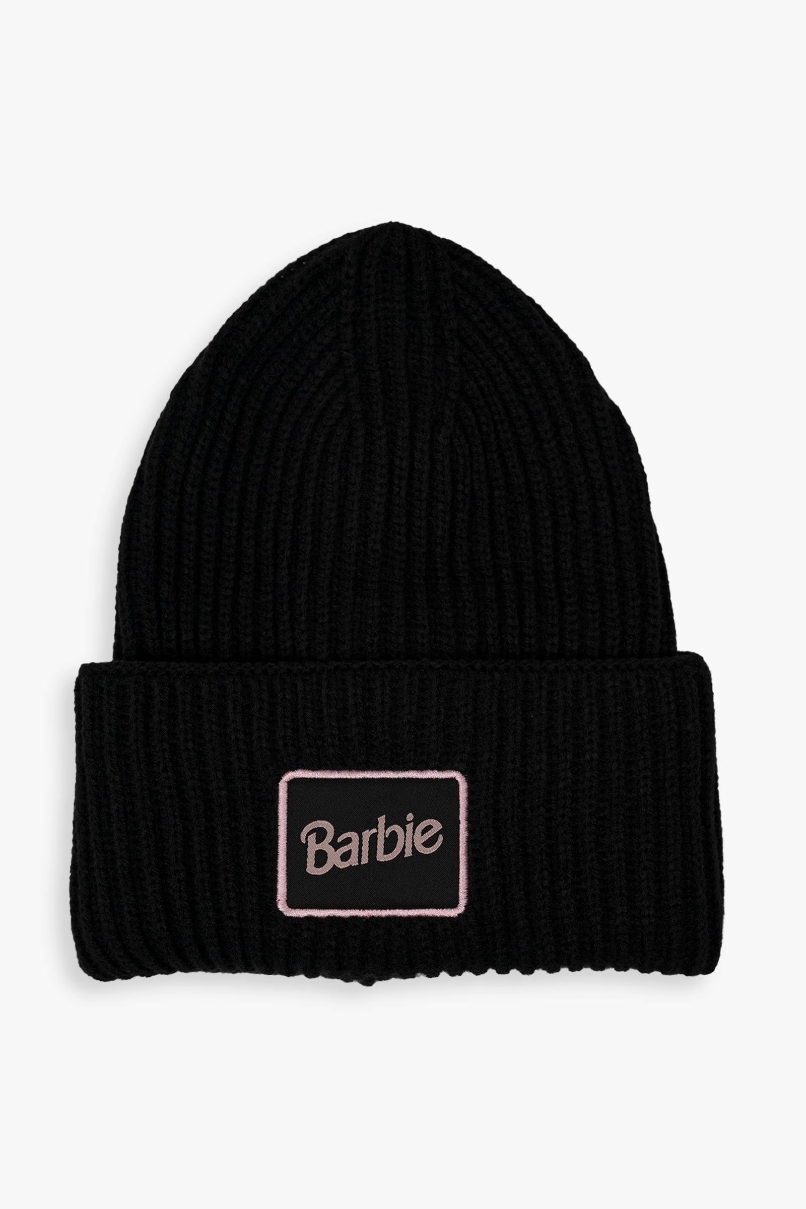 Gertex Barbie Ladies Oversized Cuff Beanie Featuring a Woven Patch