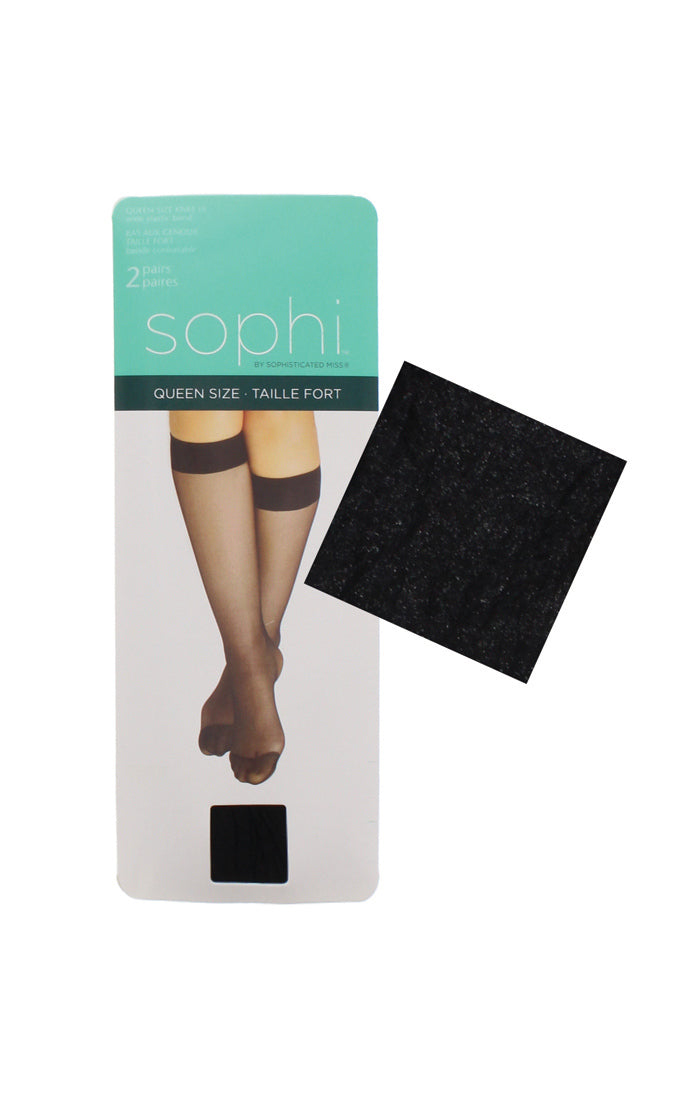Sophi Pantyhose - 12-Pack Knee High | Queen Size