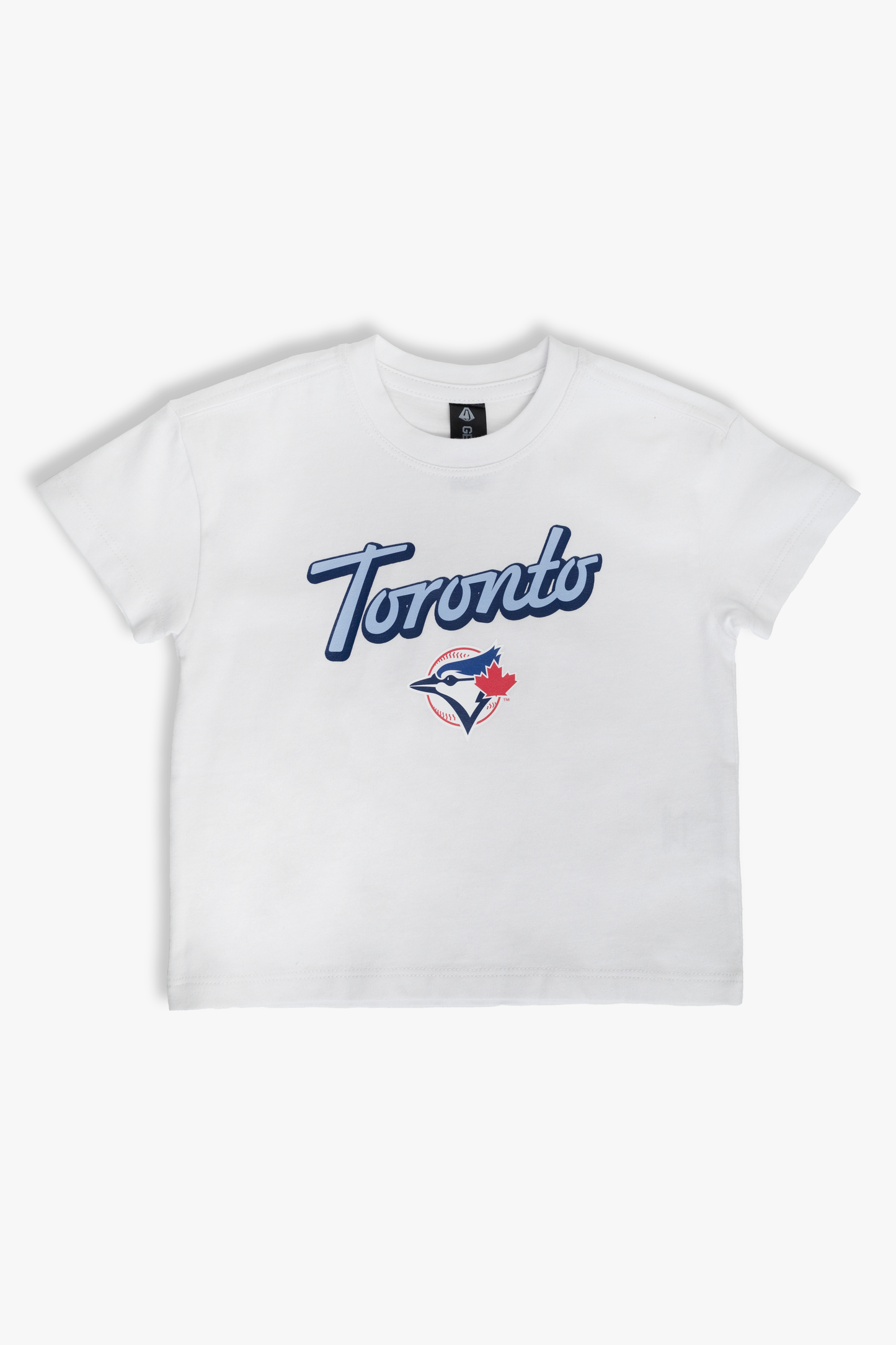 Toronto Blue Jays Baby Outfit 2-Piece Set, White T-Shirt & Navy French Terry Pants for Boys & Girls, Sizes 6M-4T