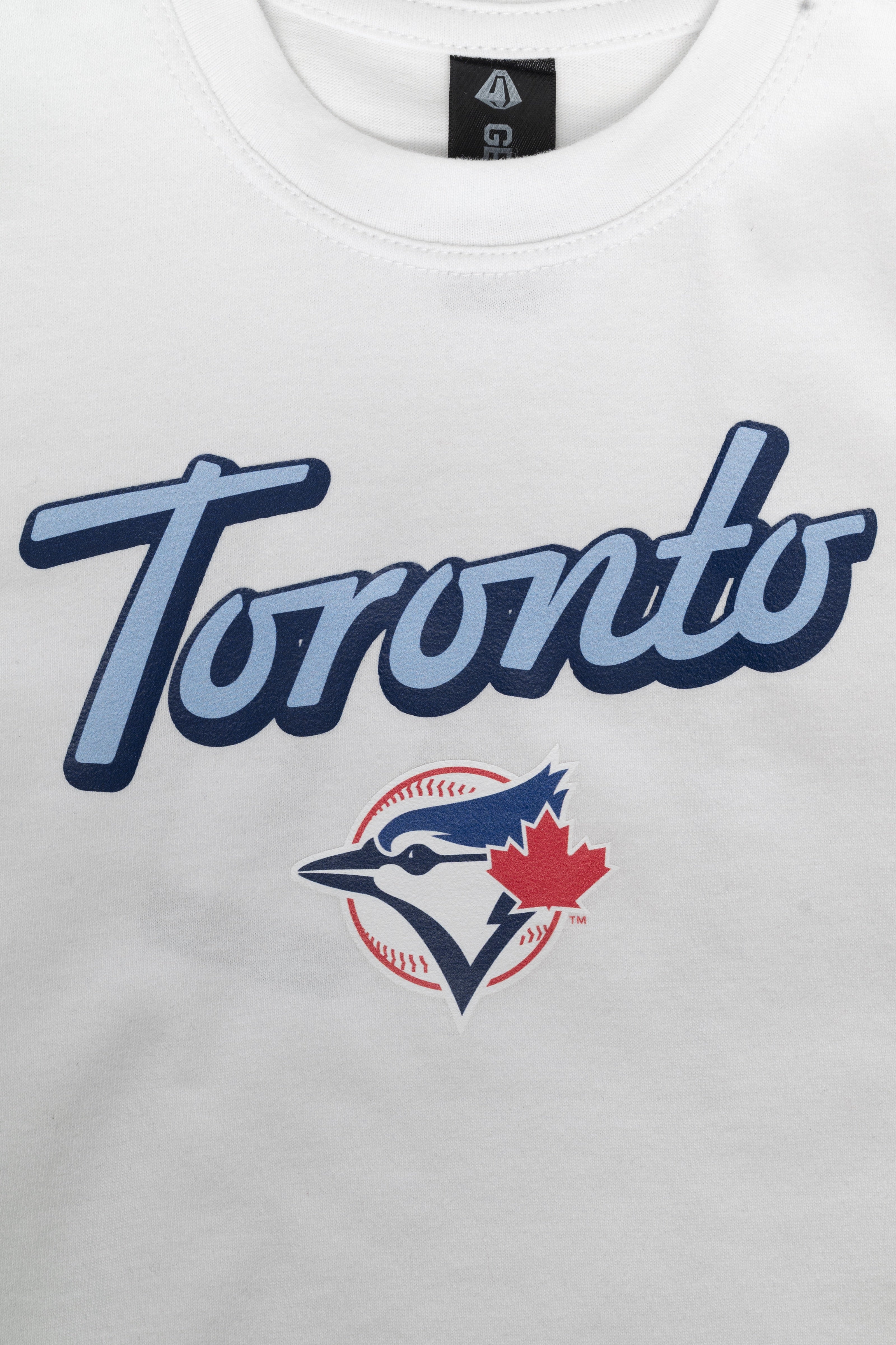 Toronto Blue Jays Baby Outfit 2-Piece Set, White T-Shirt & Navy French Terry Pants for Boys & Girls, Sizes 6M-4T