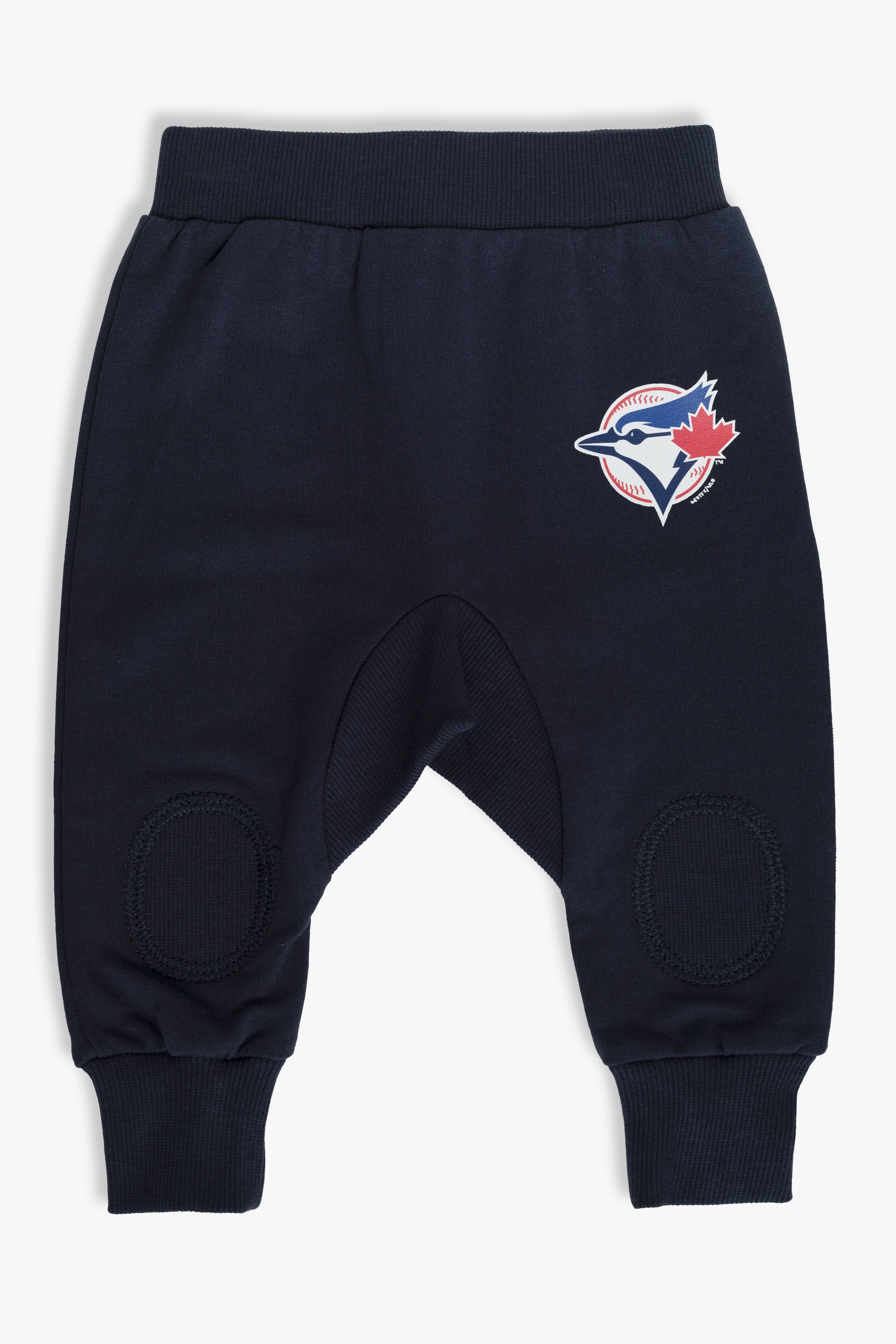Toronto Blue Jays Baby Outfit 2-Piece Set, White T-Shirt & Navy French Terry Pants for Boys & Girls, Sizes 6M-4T