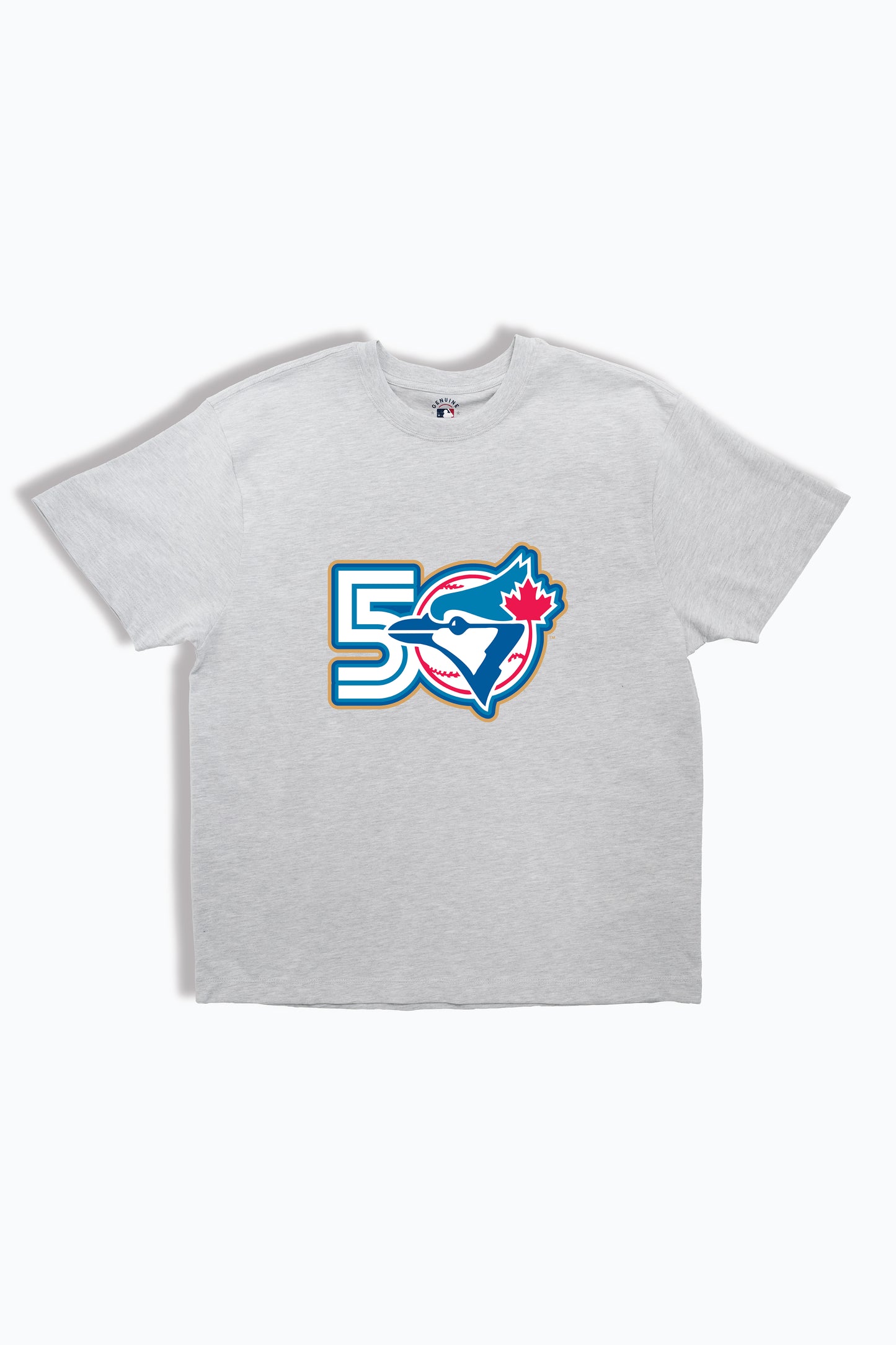 Blue Jays Kids T-Shirt MLB 50th Anniversary Toronto Blue Jays Youth Tee, Soft Combed Cotton, Boys & Girls S-XL