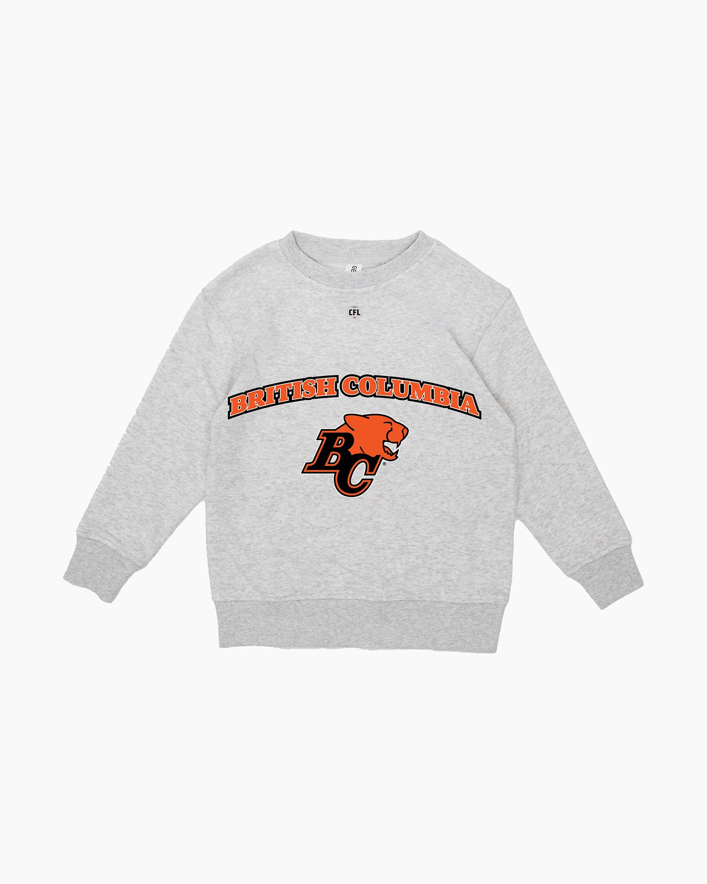 CFL Team Kids Grey French Terry Crewneck Sweatshirt