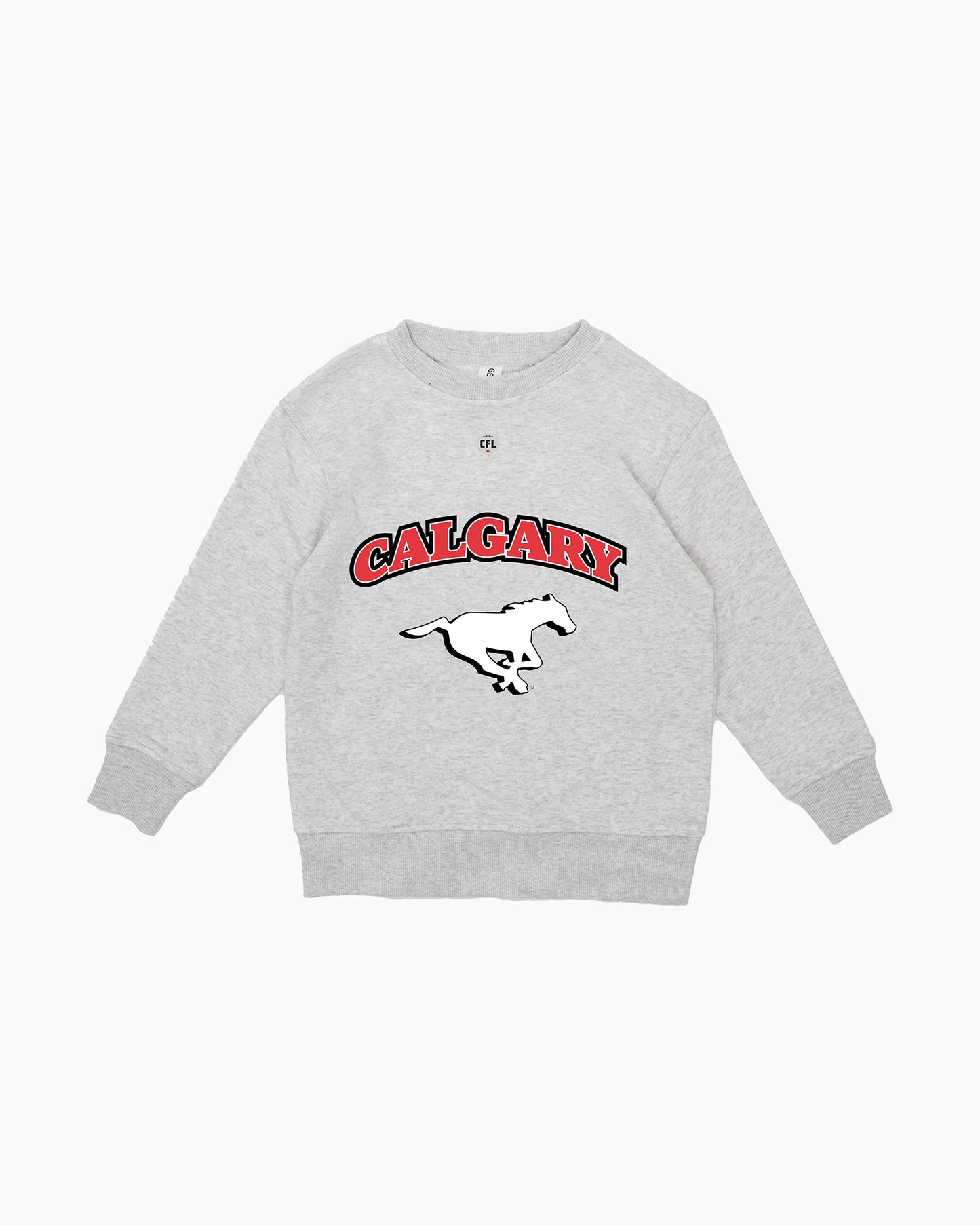 CFL Team Kids Grey French Terry Crewneck Sweatshirt