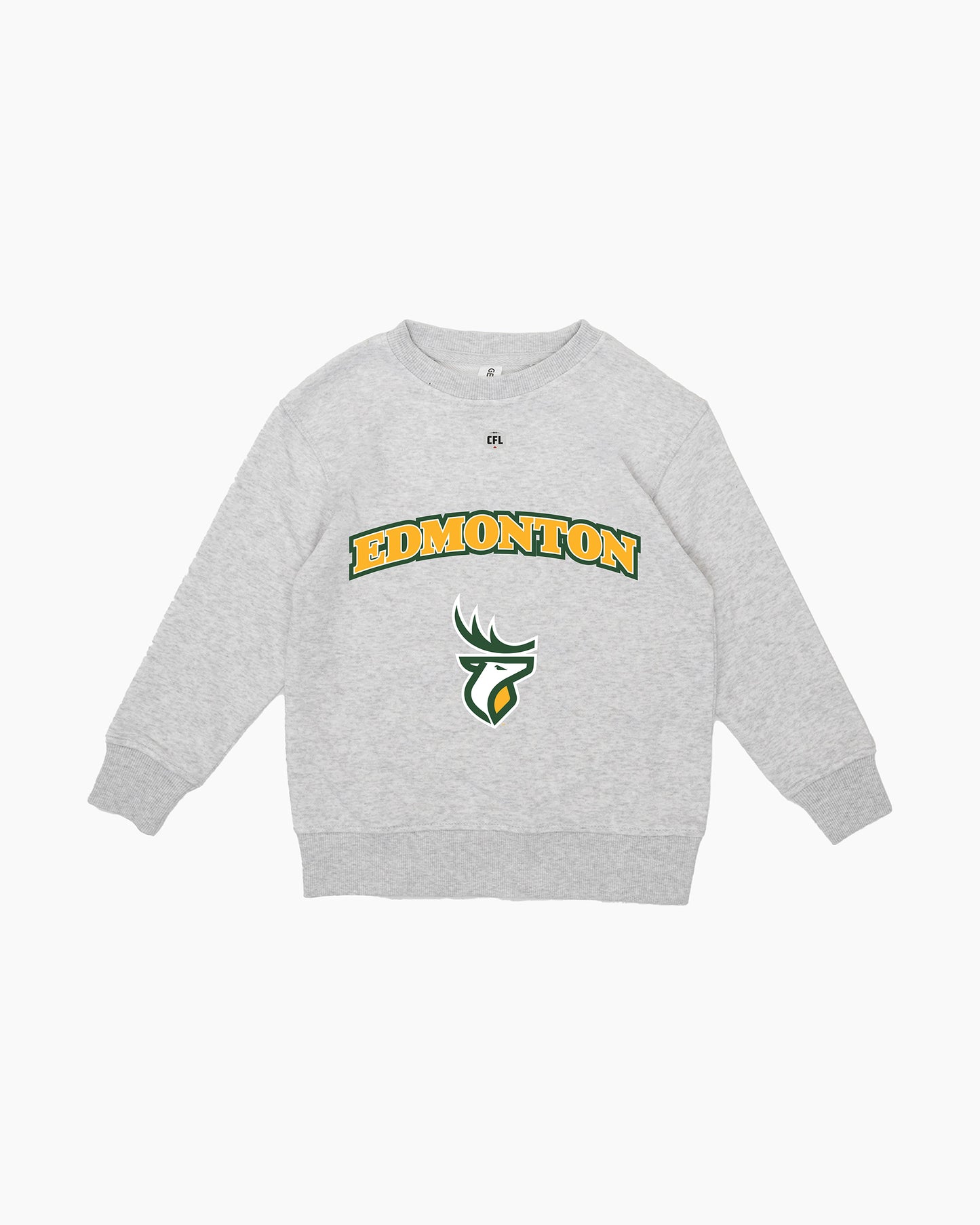 CFL Team Kids Grey French Terry Crewneck Sweatshirt