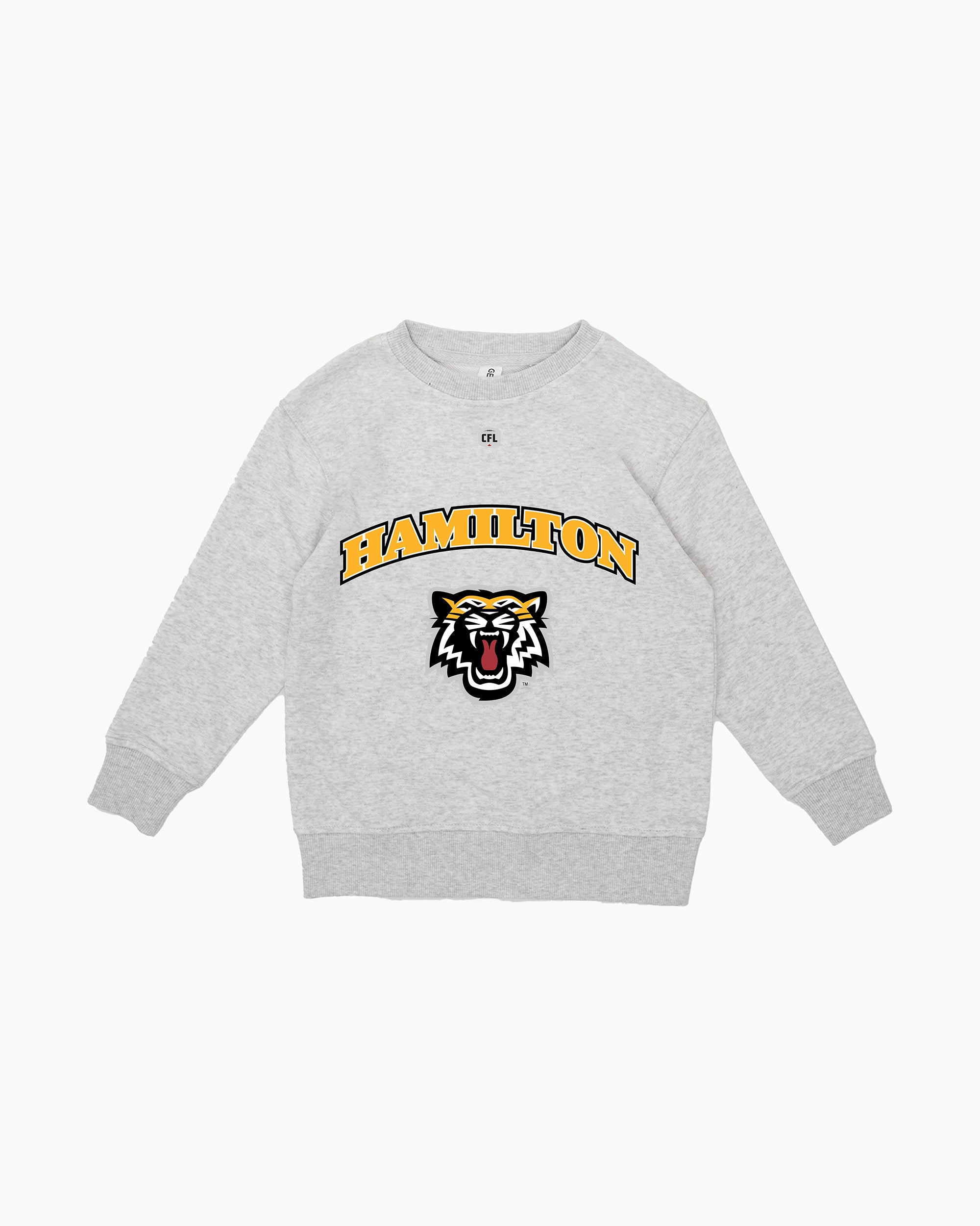 CFL Team Kids Grey French Terry Crewneck Sweatshirt