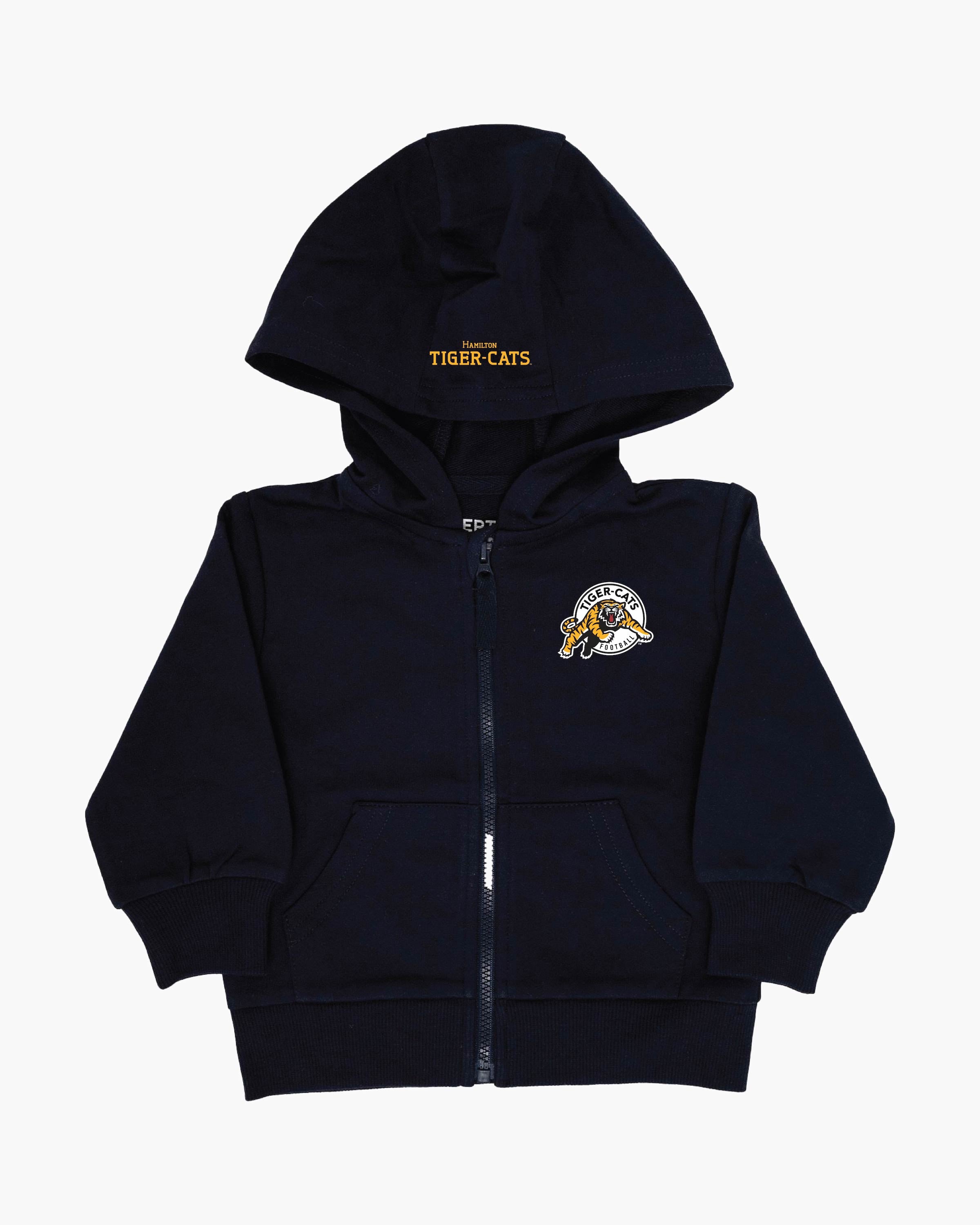 CFL Team Baby Infant French Terry Cotton Zip-Up Hoodie in Navy