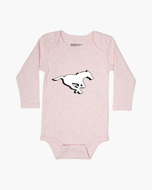 CFL Team Pink Organic Baby Long Sleeve Bodysuit