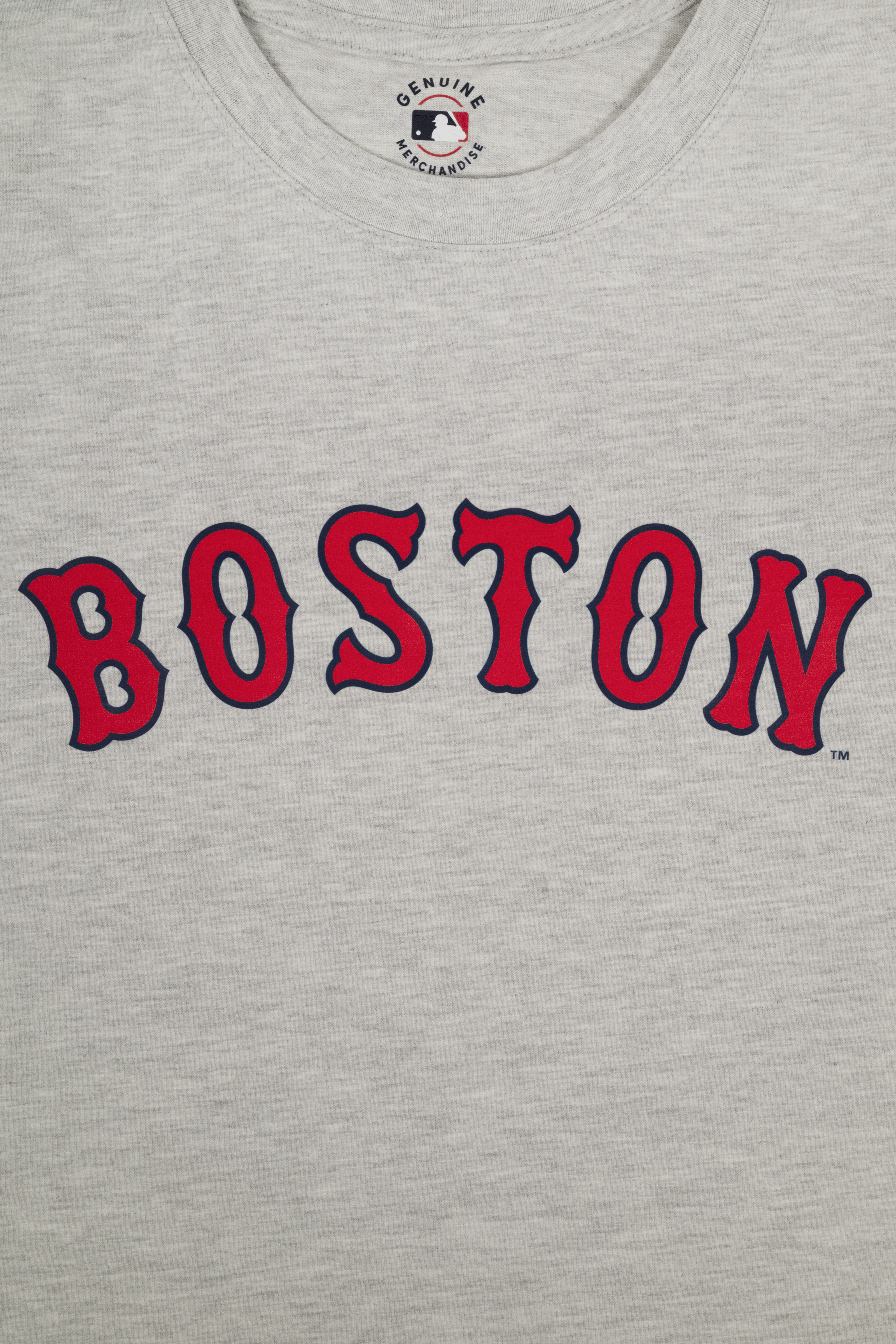 MLB Boston Red Sox Adult Cloud Heather Grey T-Shirt, 100% Cotton Tee, Men Women XS-2XL