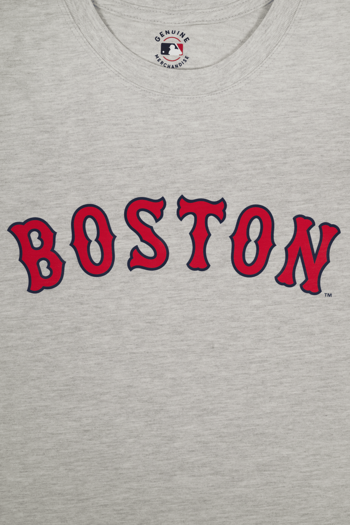 MLB Boston Red Sox Adult Cloud Heather Grey T-Shirt, 100% Cotton Tee, Men Women XS-2XL