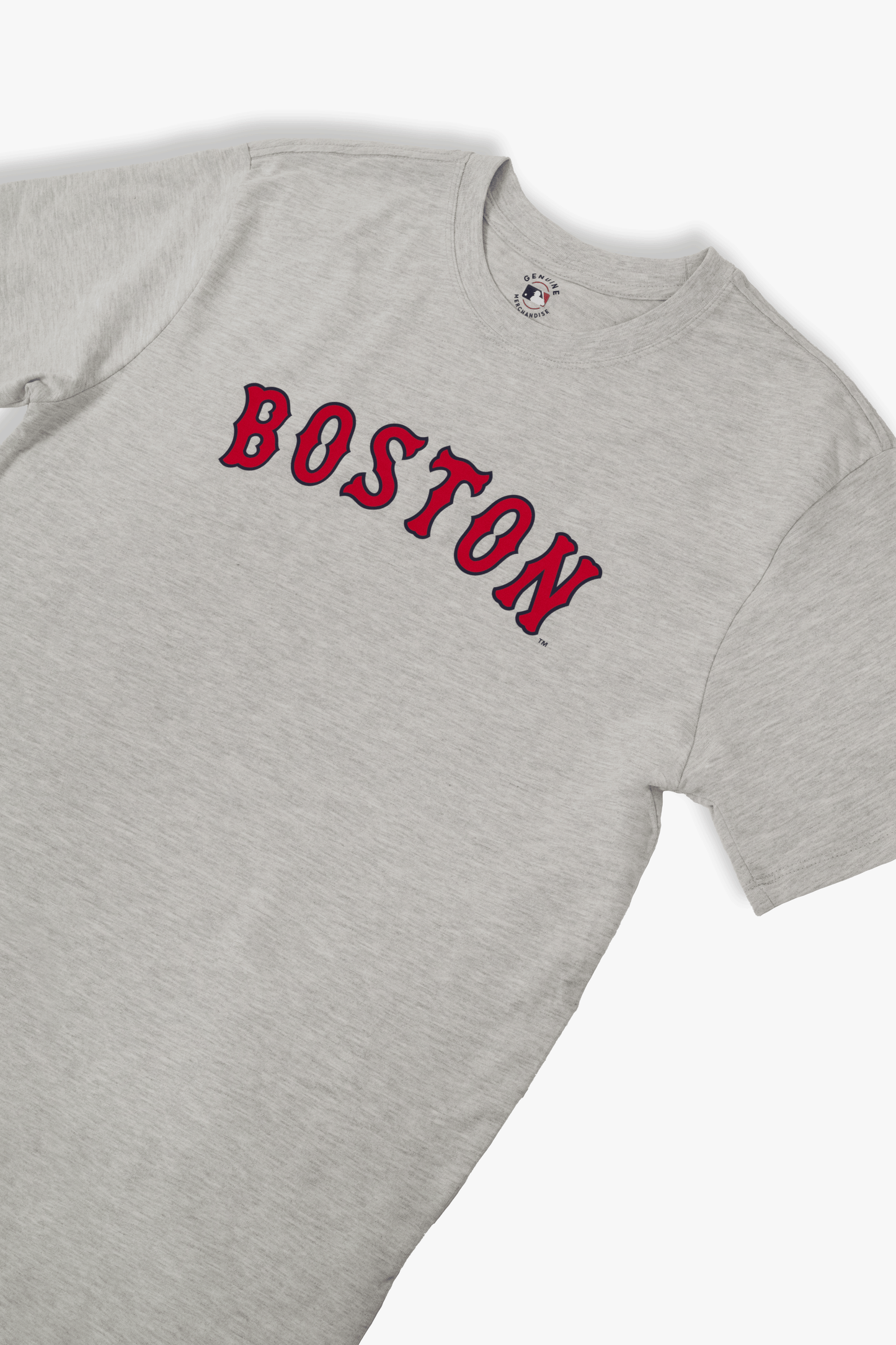 MLB Boston Red Sox Adult Cloud Heather Grey T-Shirt, 100% Cotton Tee, Men Women XS-2XL