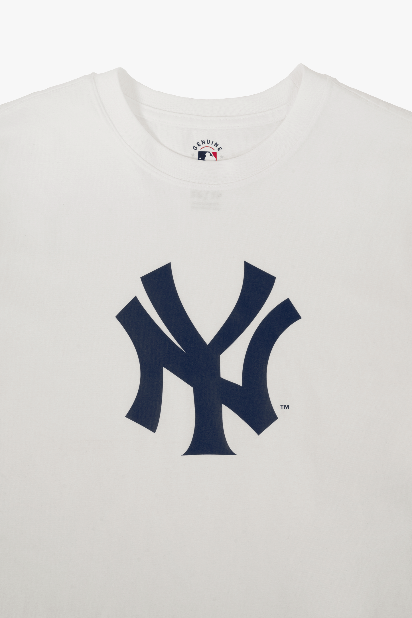 MLB New York Yankees Adult Cloud White T-Shirt, 100% Cotton Tee, Men Women XS-2XL