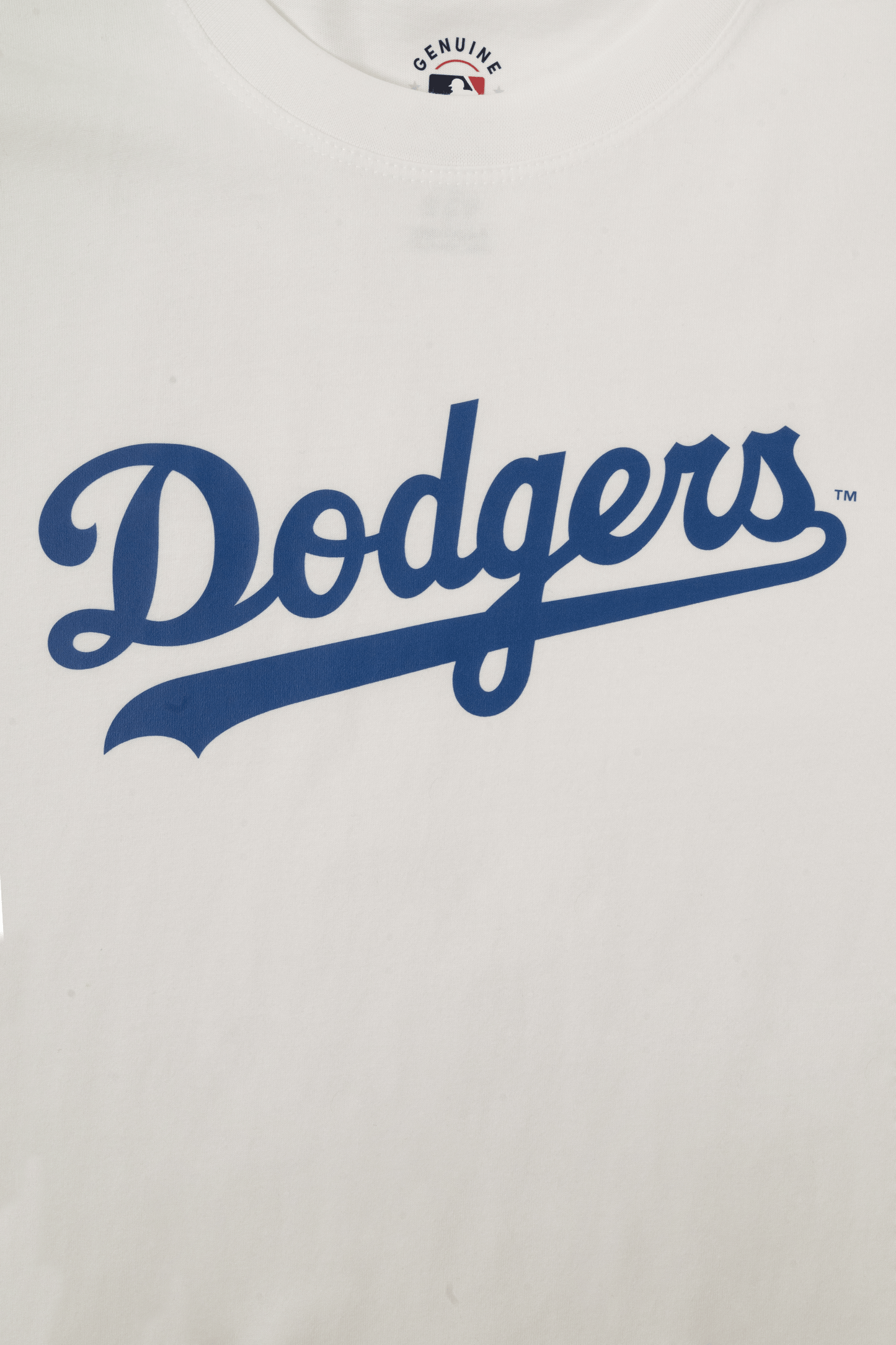 MLB Los Angeles Dodgers Adult Cloud White T-Shirt, 100% Cotton Tee, Men Women XS-2XL
