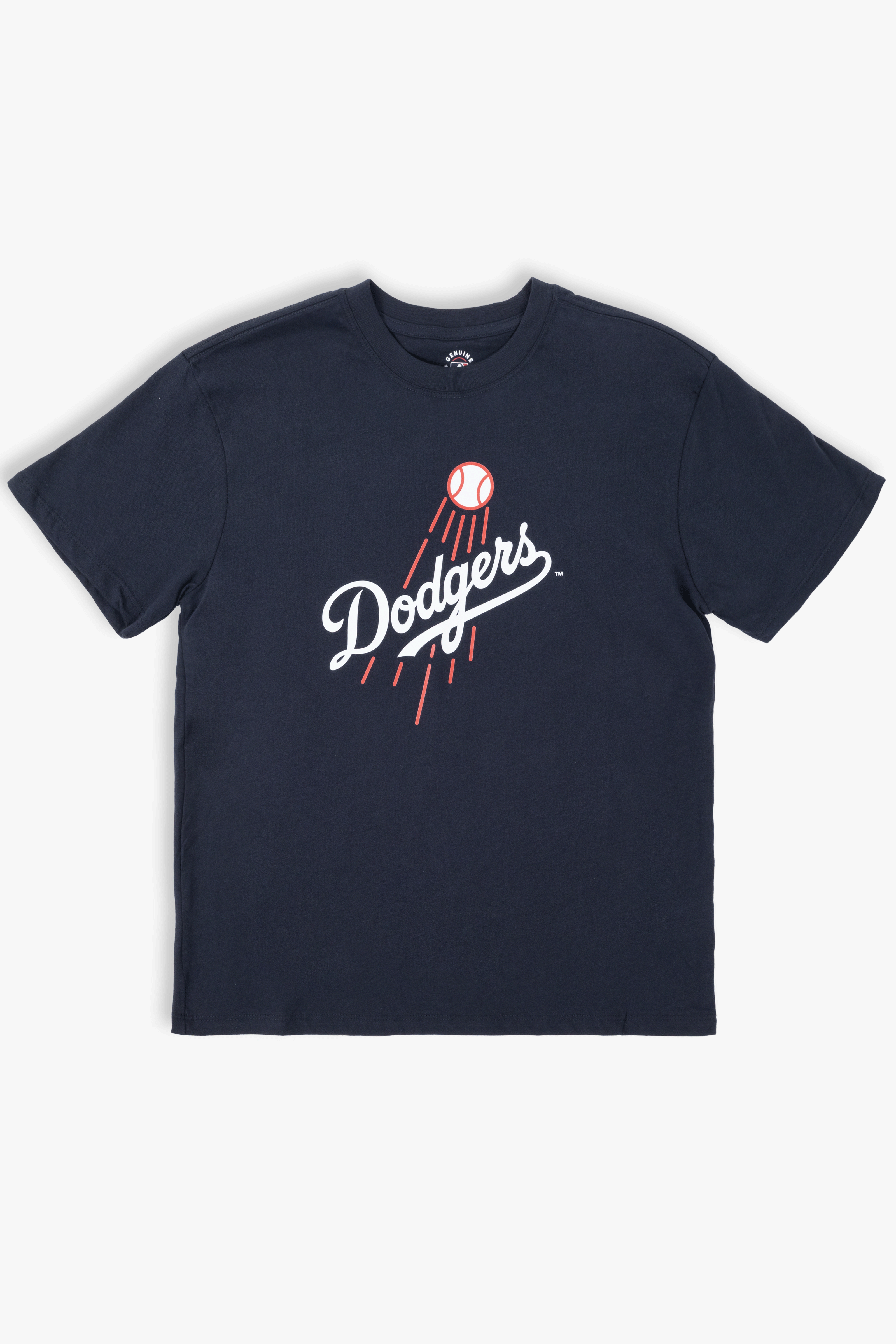 MLB Los Angeles Dodgers Adult Cloud Navy T-Shirt, 100% Cotton Tee, Men Women XS-2XL
